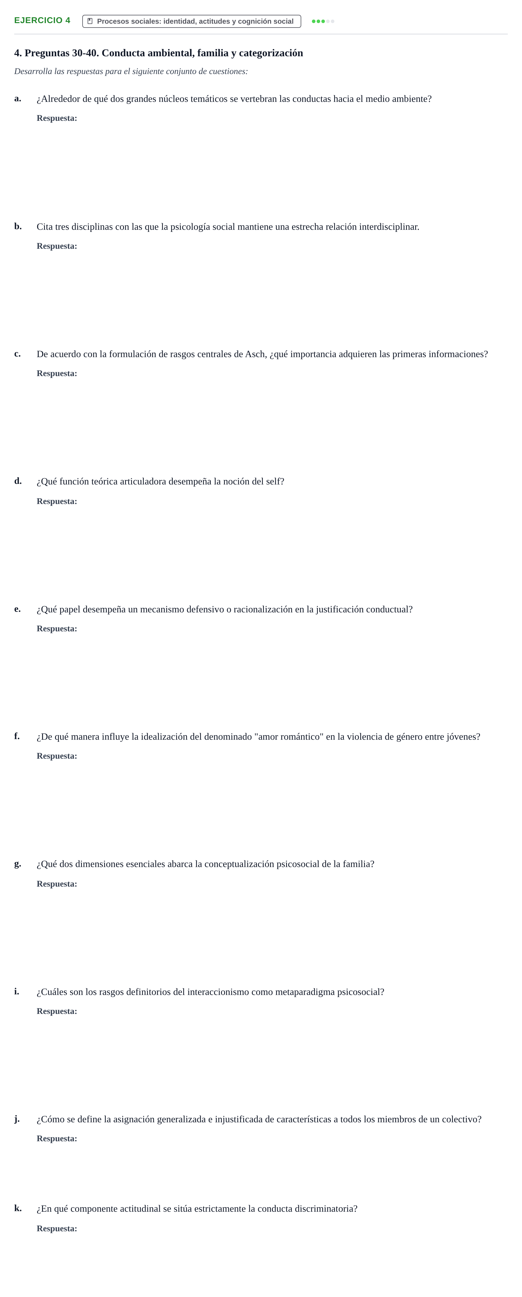 Enunciado: 4 - Procesos sociales