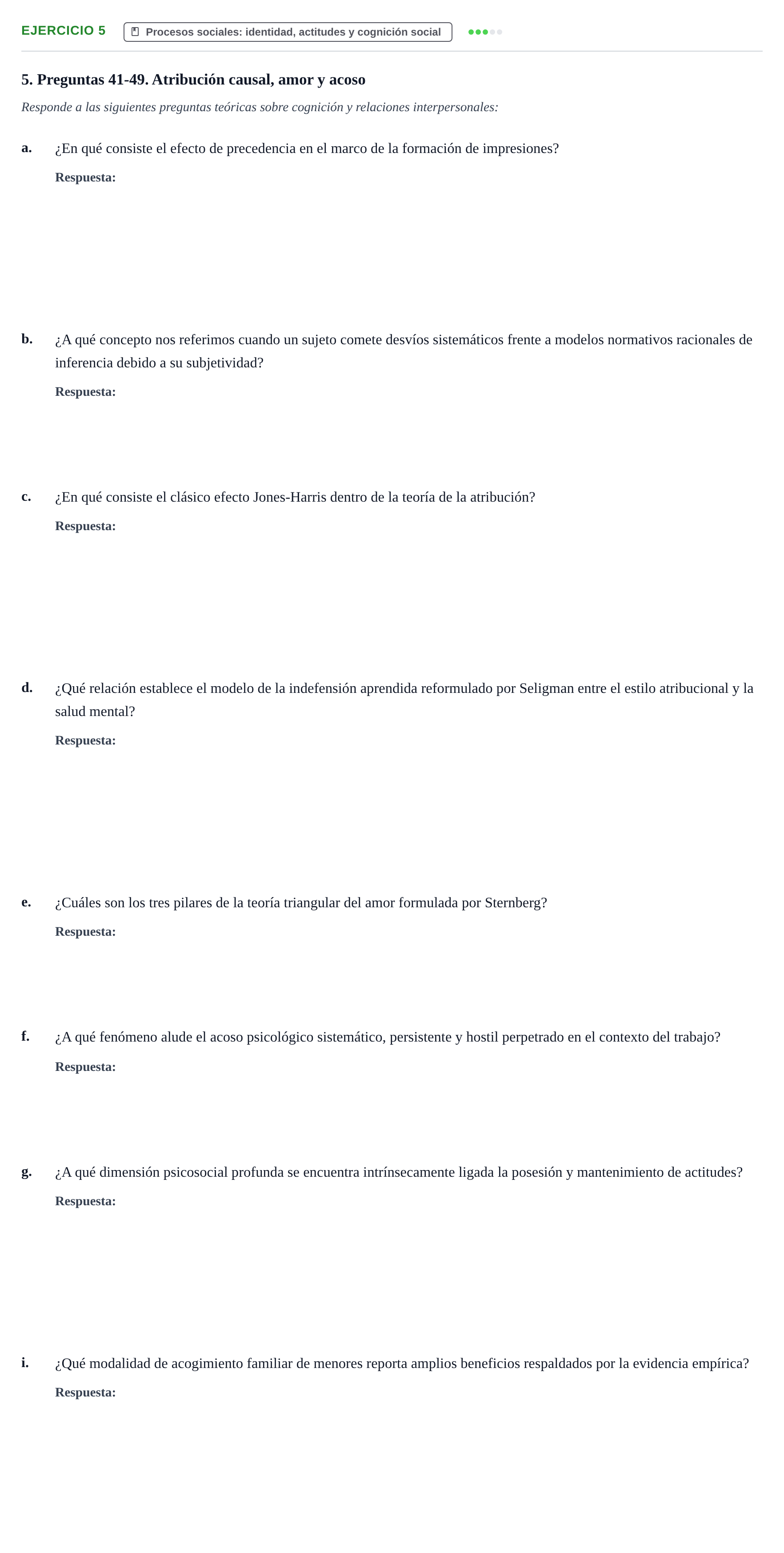 Enunciado: 5 - Procesos sociales