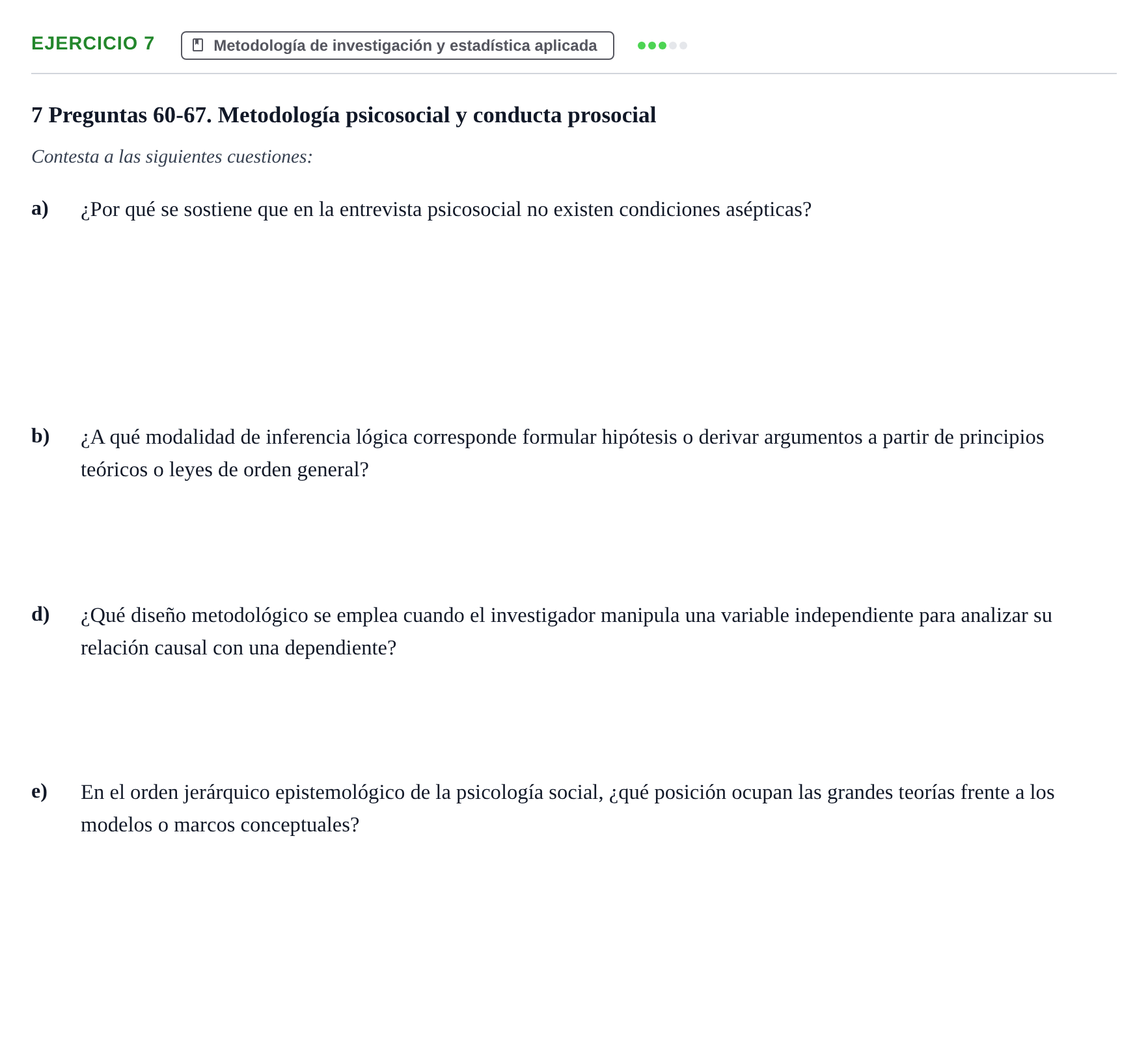 Enunciado: 7 - Metodología de investigación