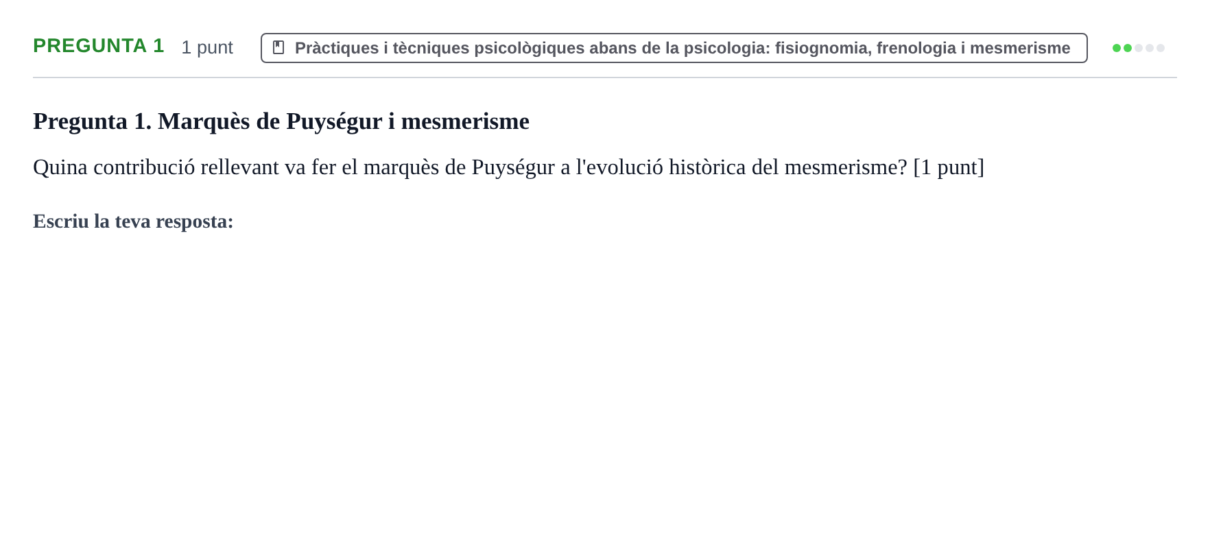Enunciado: Pregunta 1