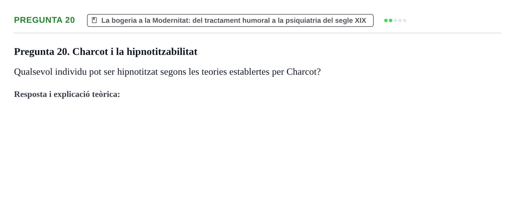 Enunciado: Pregunta 20