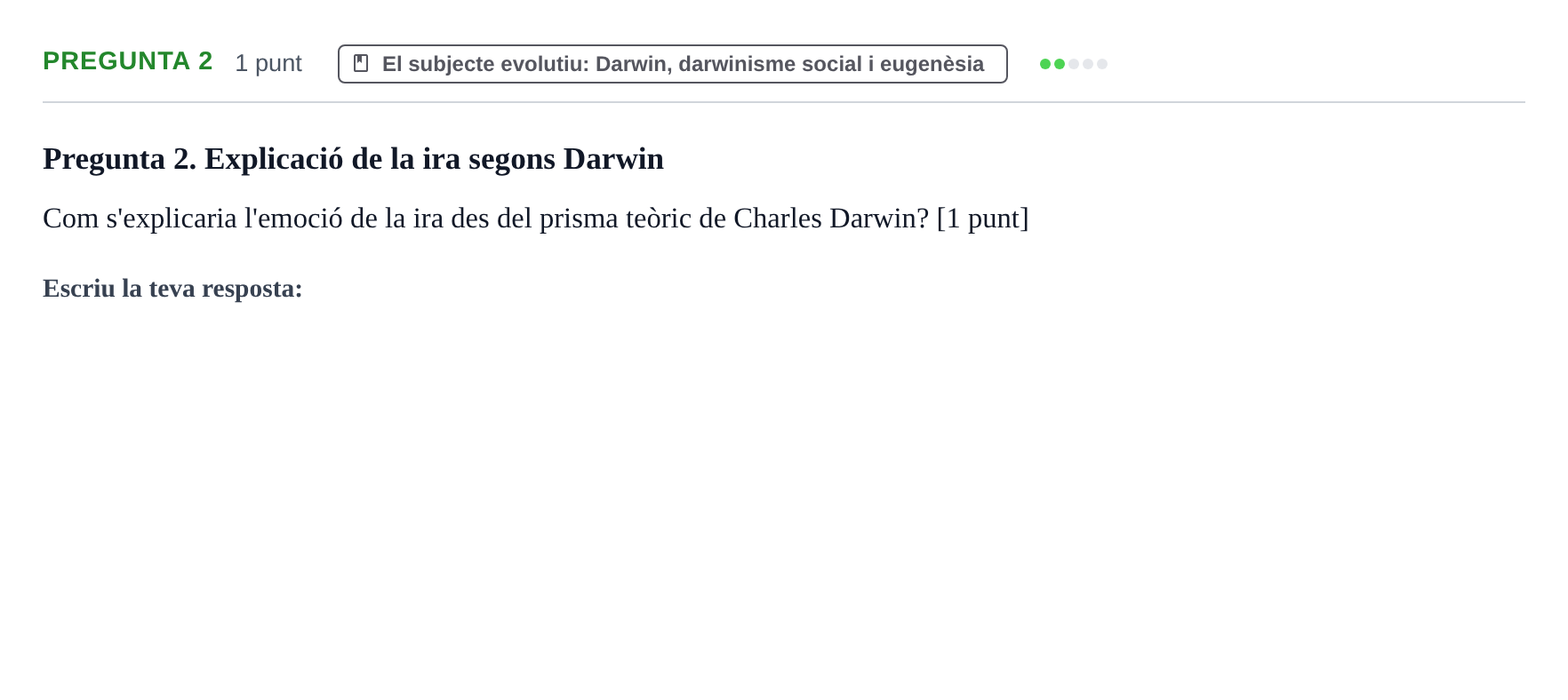 Enunciado: Pregunta 2