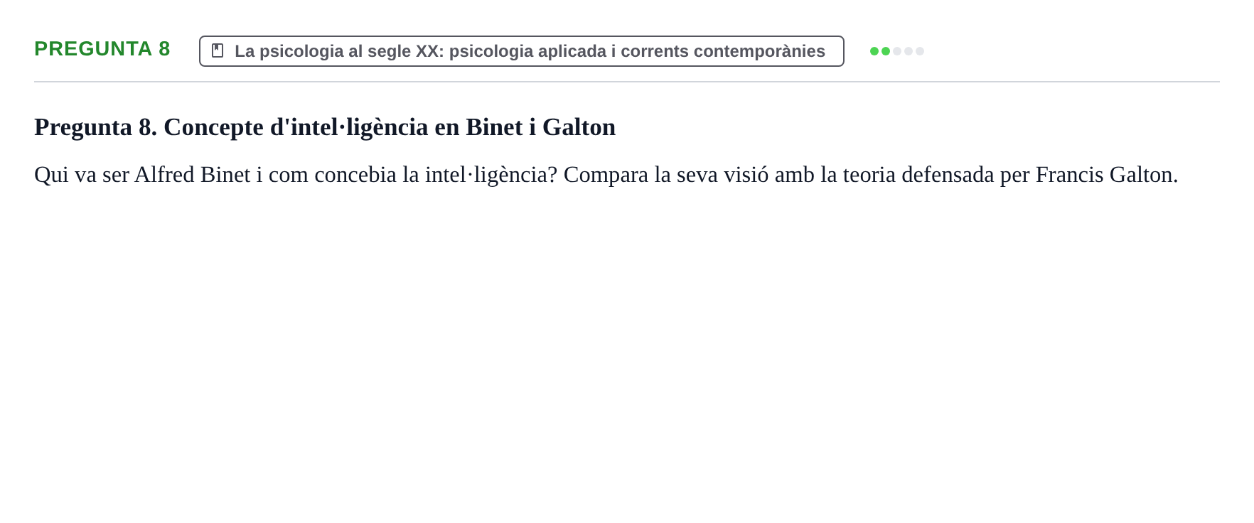 Enunciado: Pregunta 8