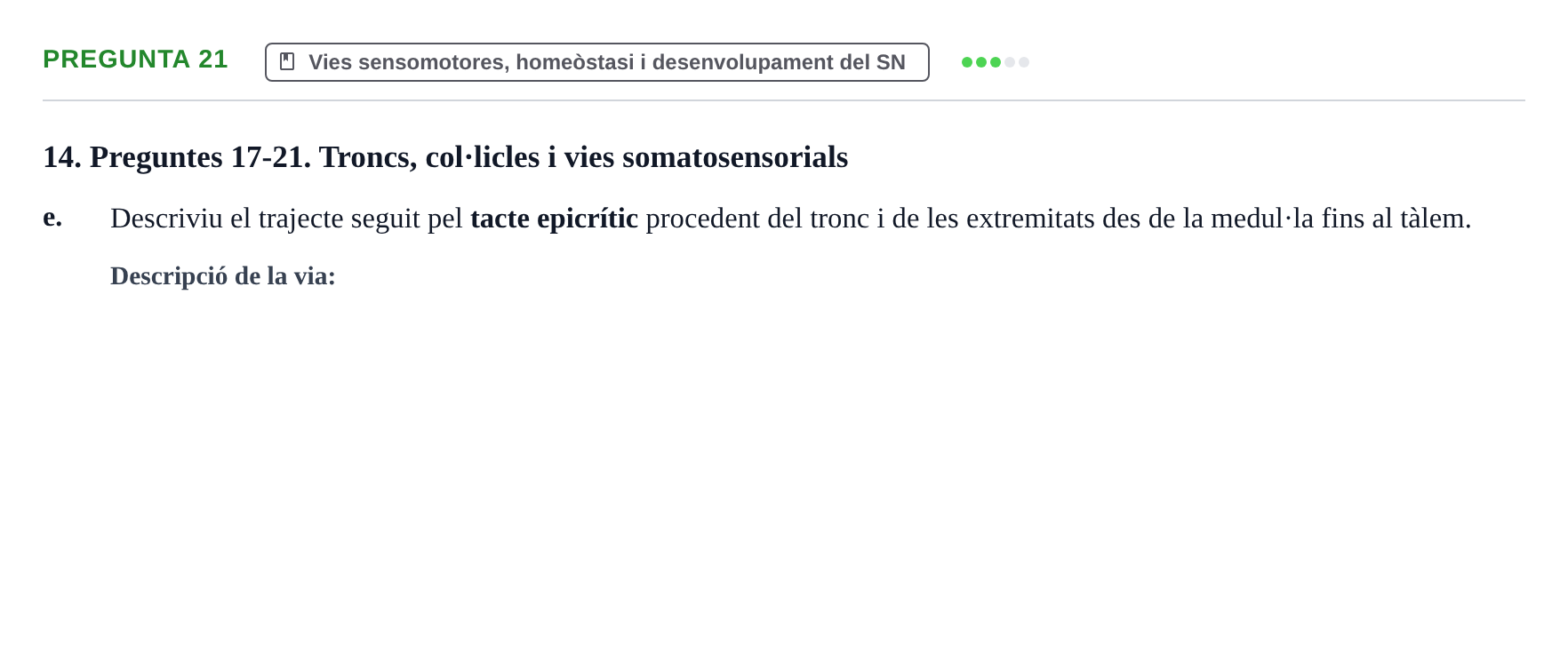 Enunciado: Pregunta 21