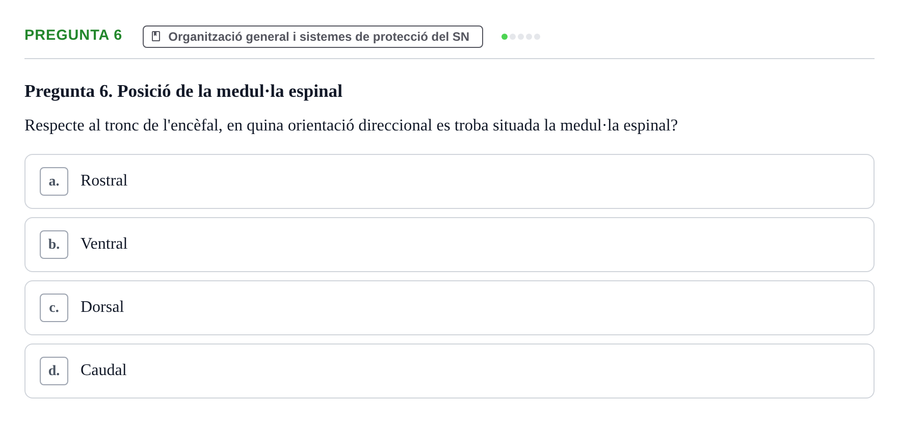 Enunciado: Pregunta 6