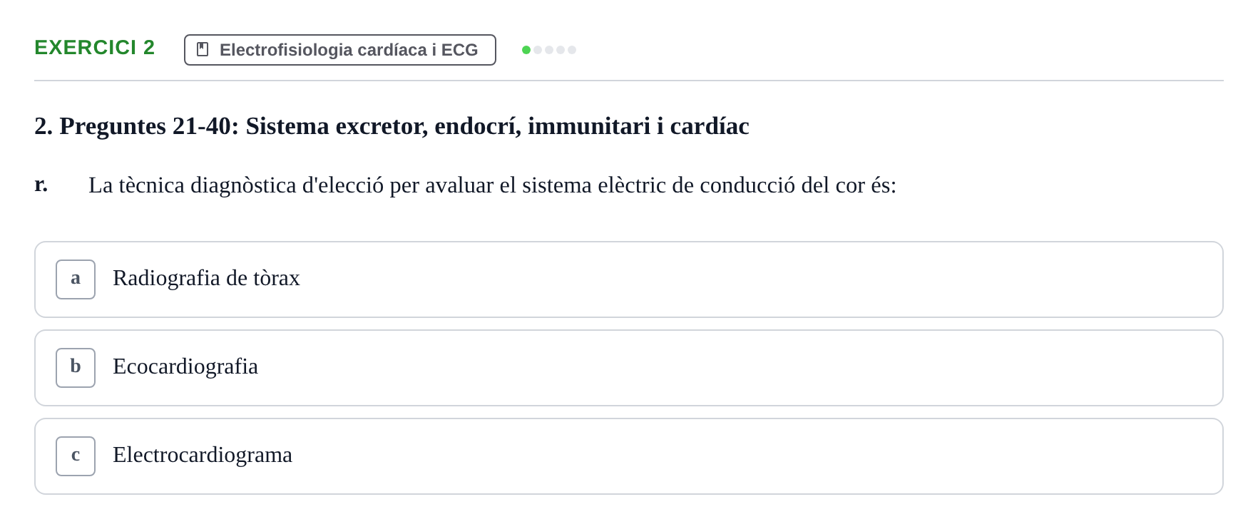Enunciado: 2 - Electrofisiologia cardíaca