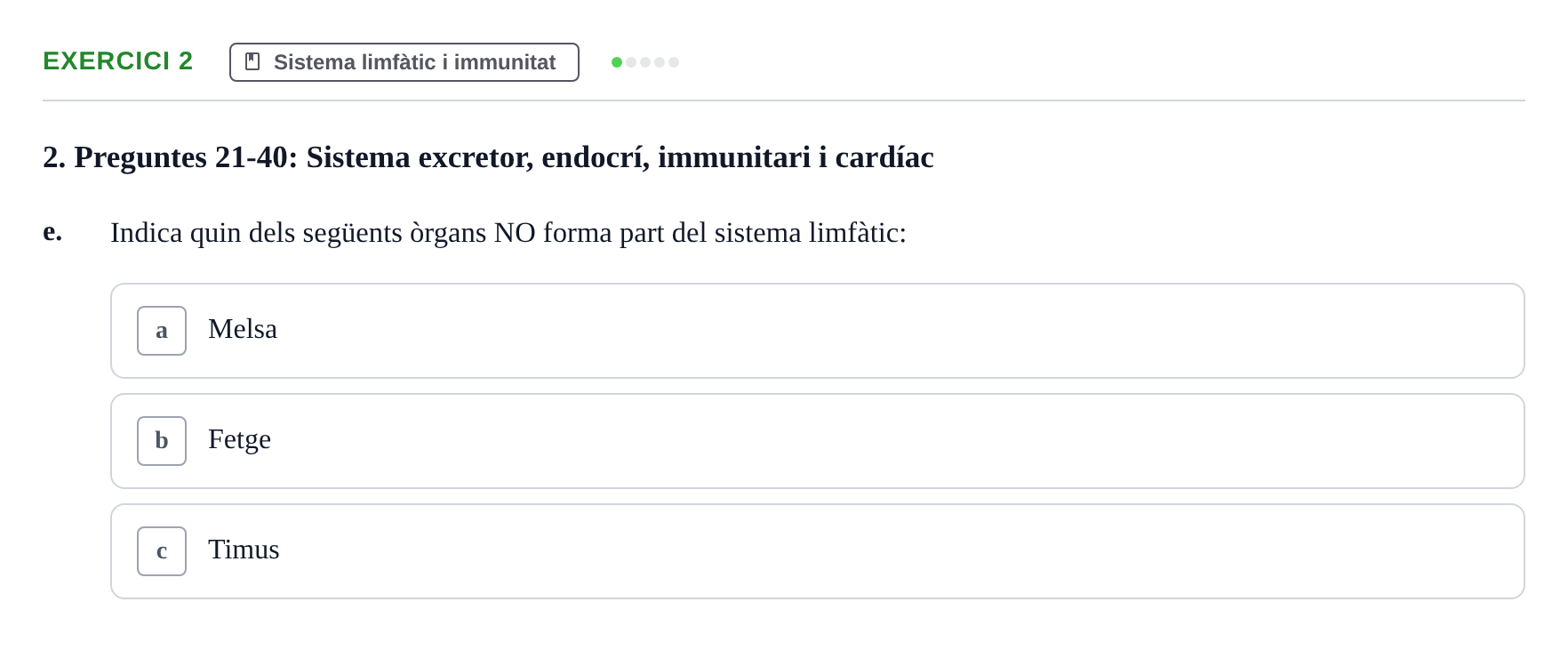 Enunciado: 2 - Sistema limfàtic