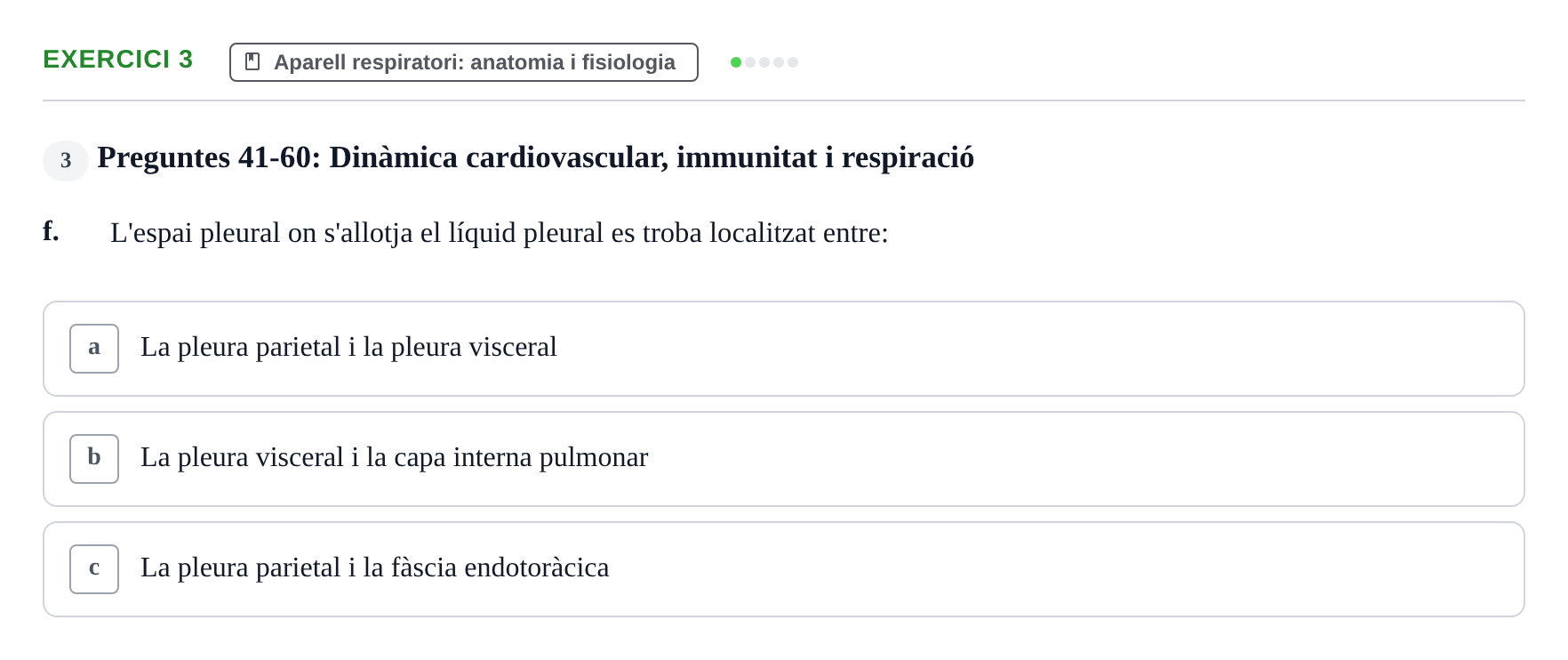 Enunciado: 3 - Aparell respiratori