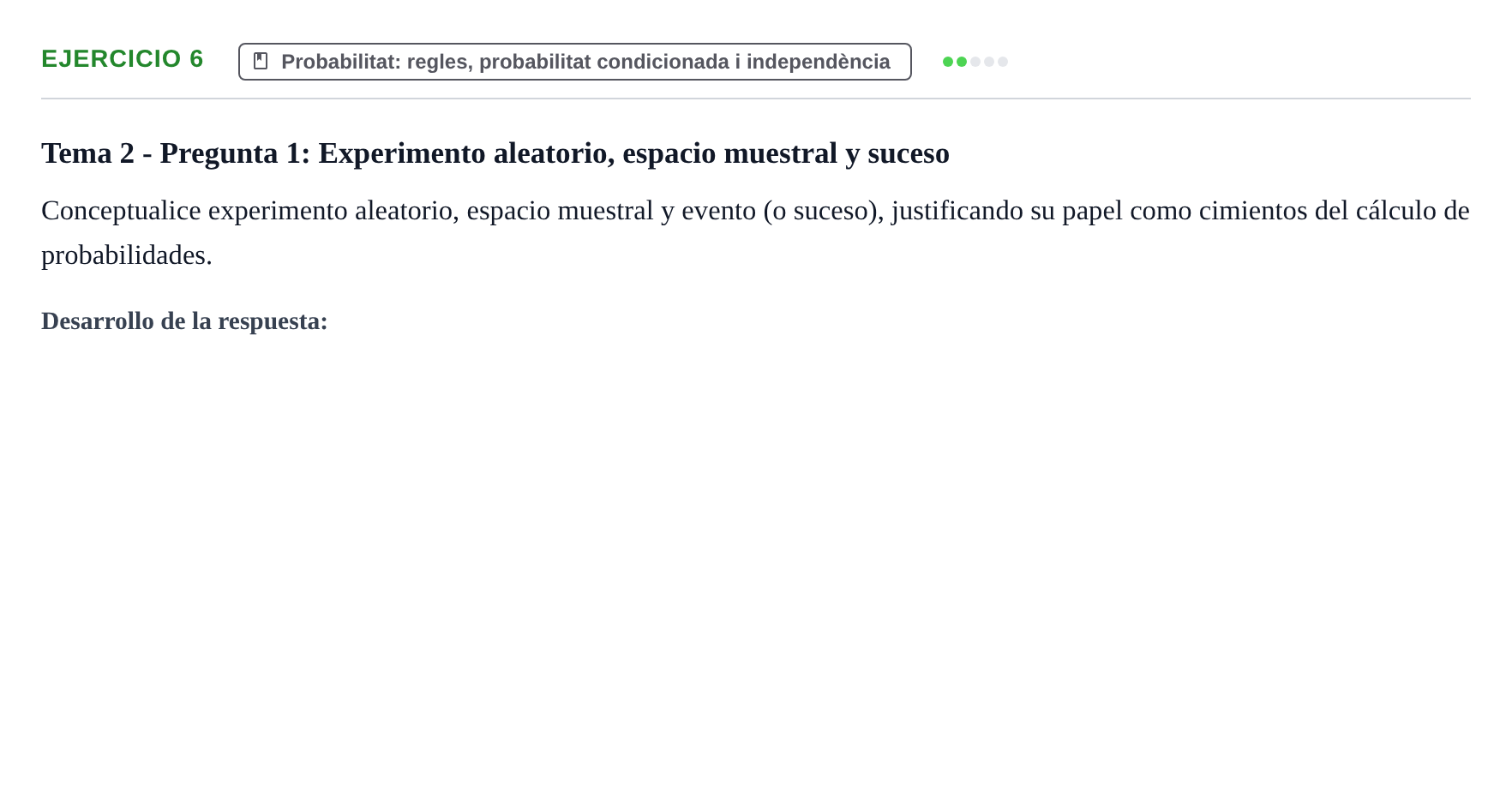 Enunciado: 6
