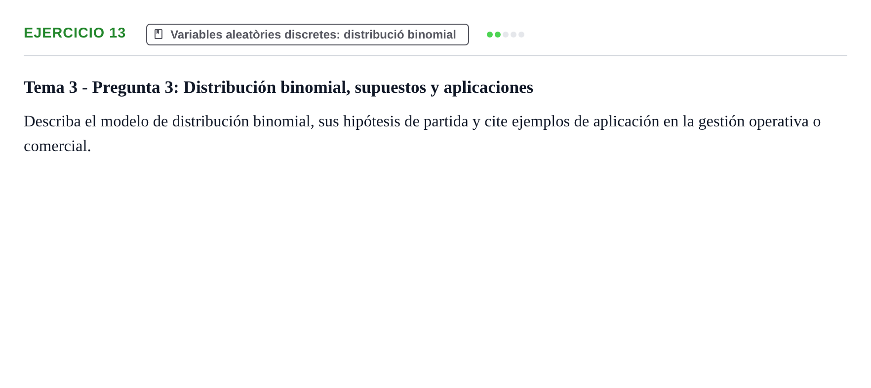 Enunciado: 13
