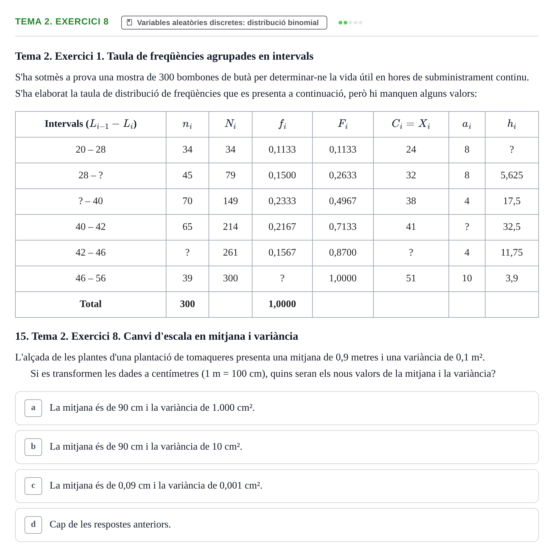 Enunciado: Tema 2. Exercici 8