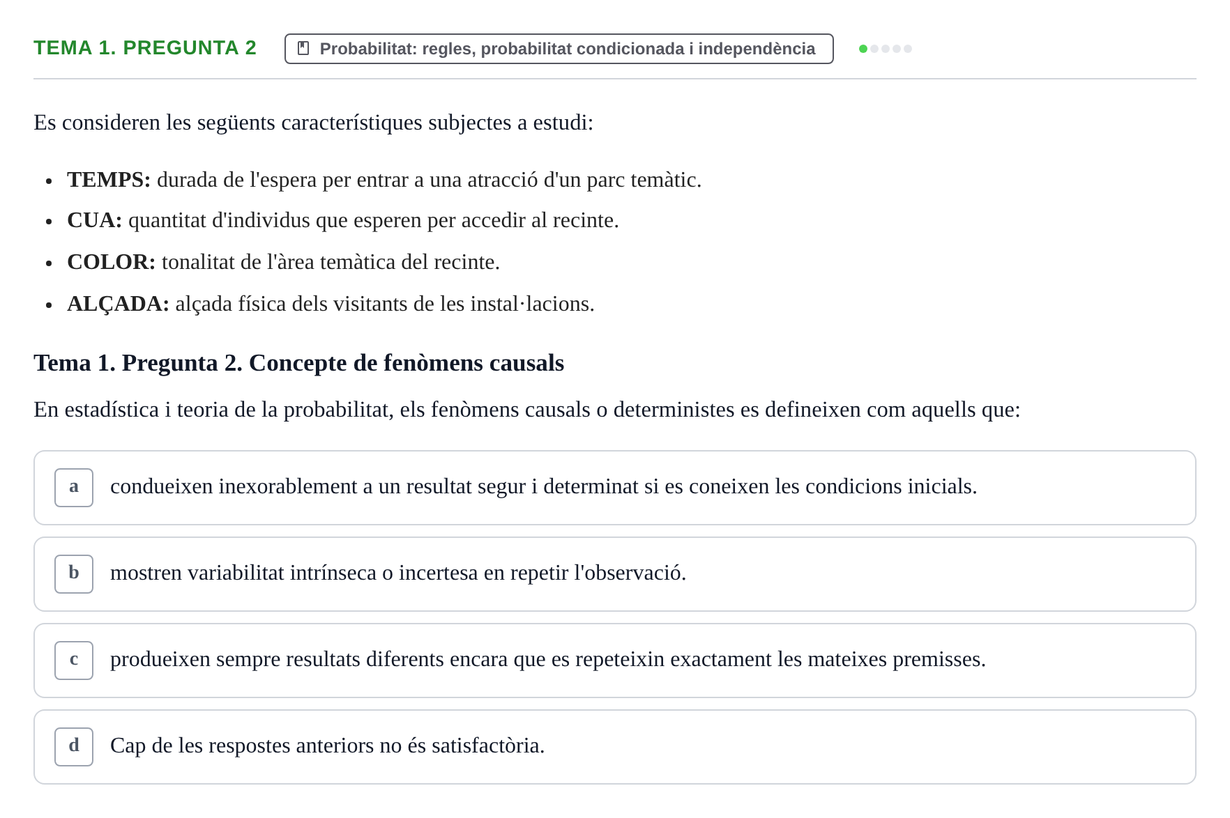 Enunciado: Tema 1. Pregunta 2