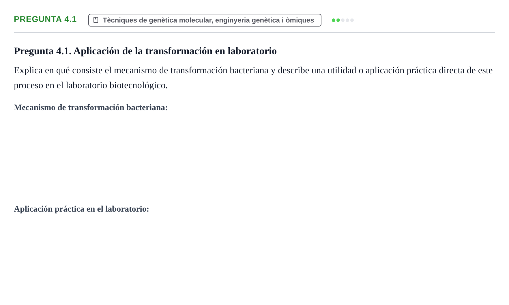 Enunciado: Pregunta 4.1