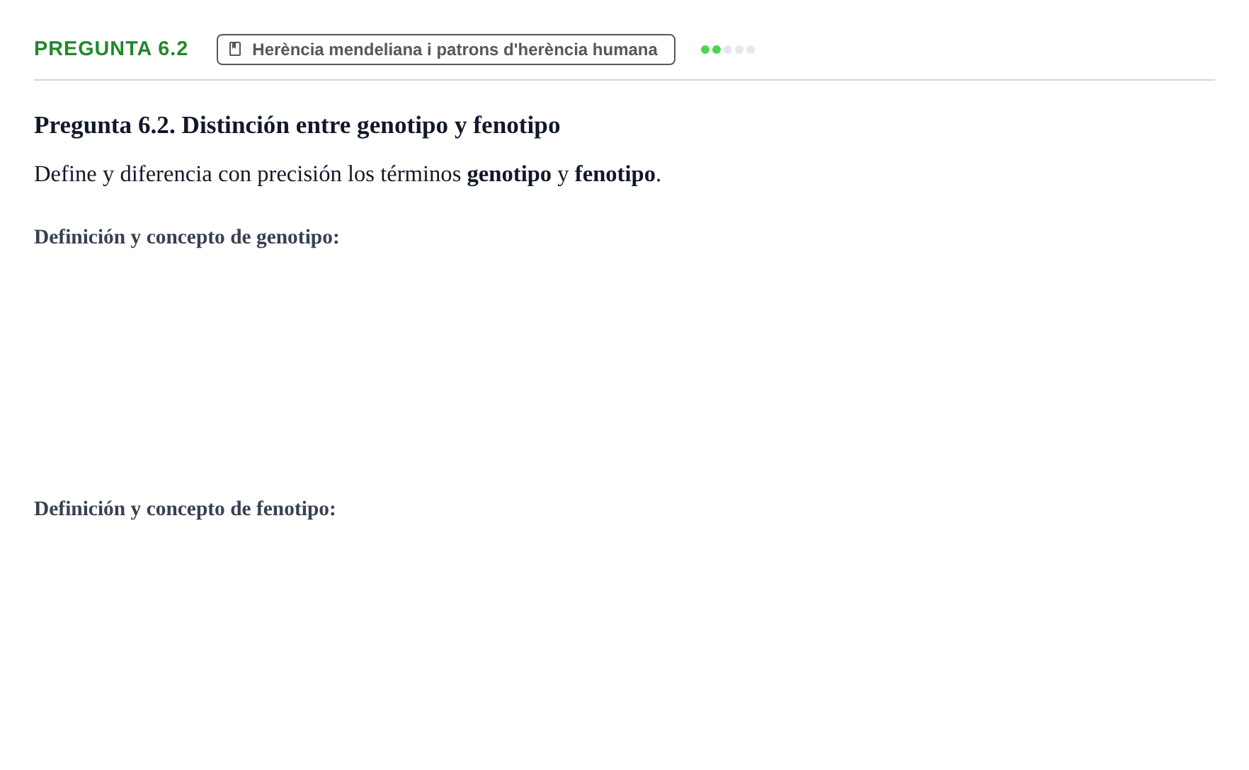 Enunciado: Pregunta 6.2