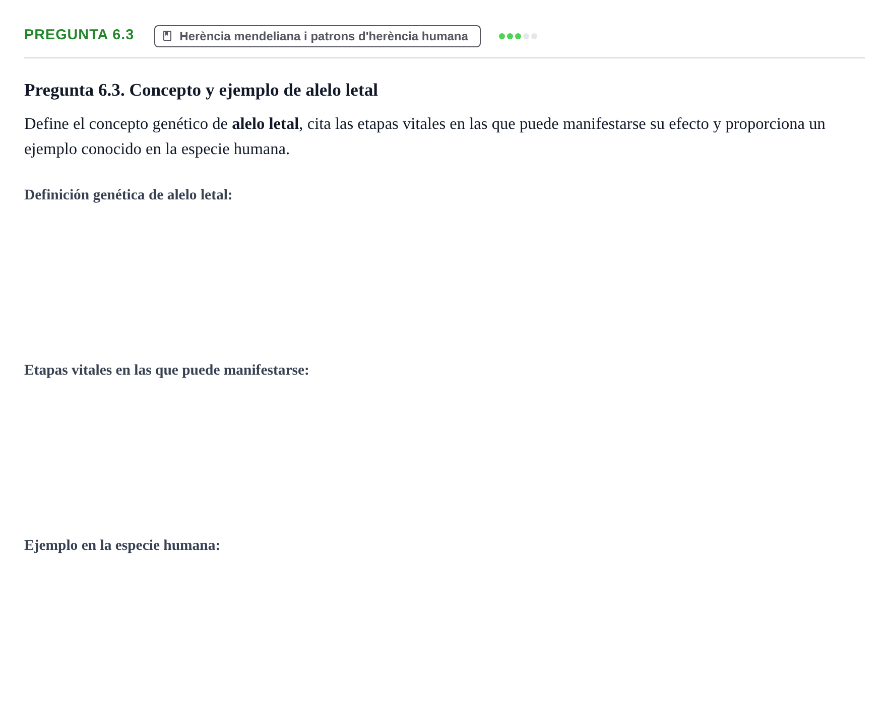 Enunciado: Pregunta 6.3