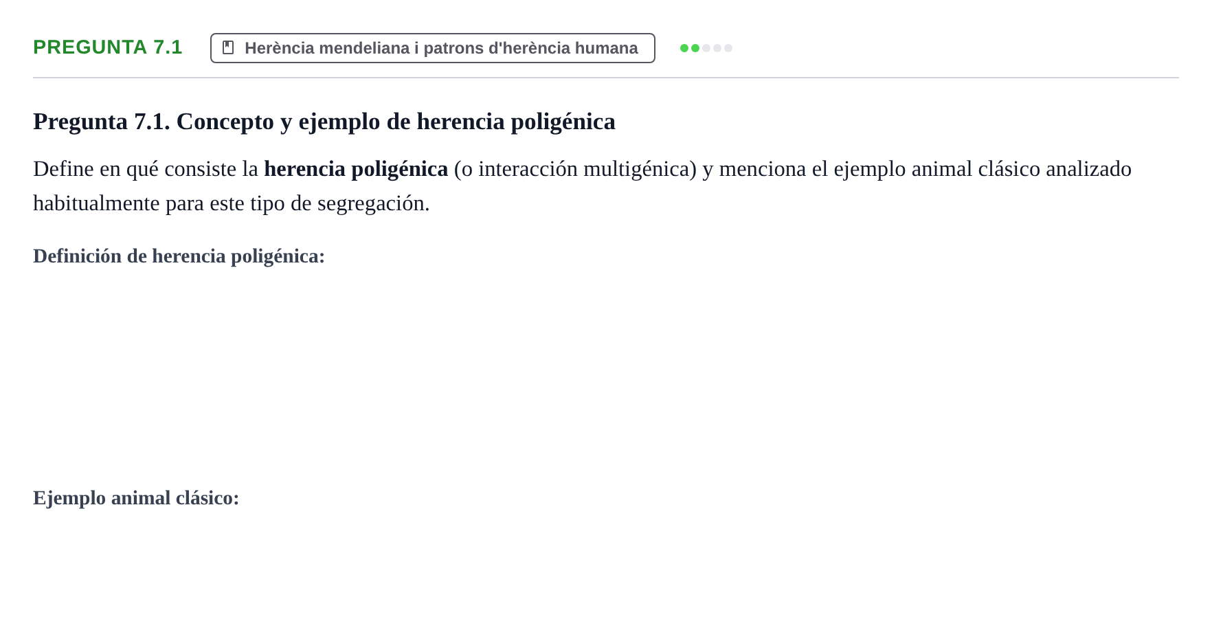 Enunciado: Pregunta 7.1