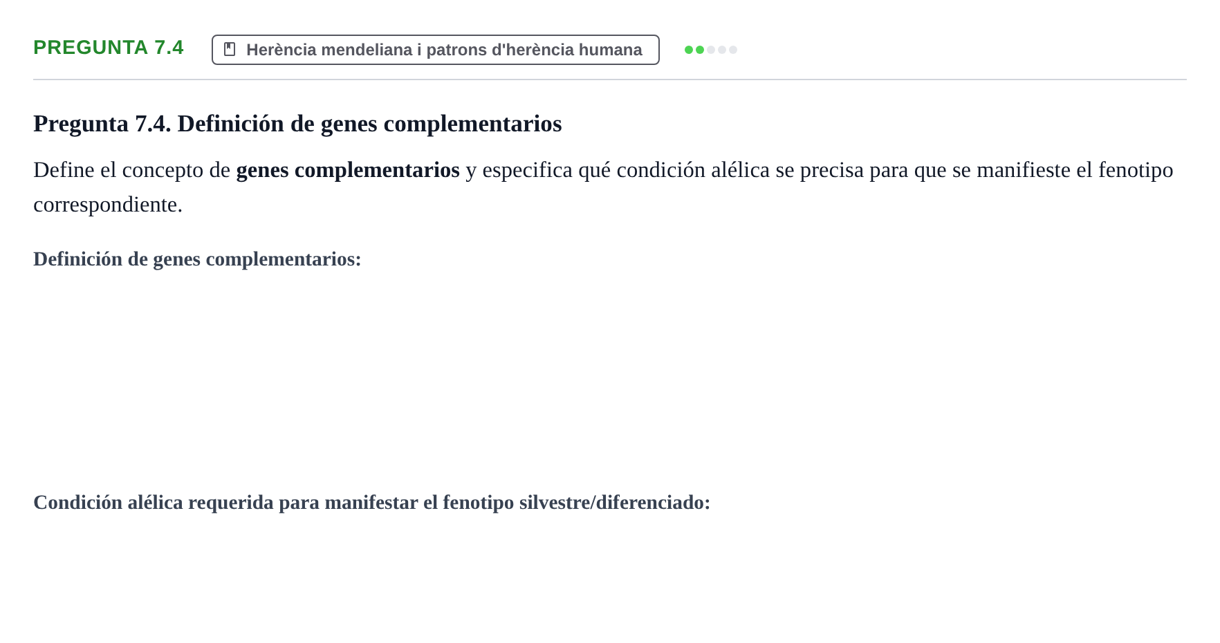 Enunciado: Pregunta 7.4