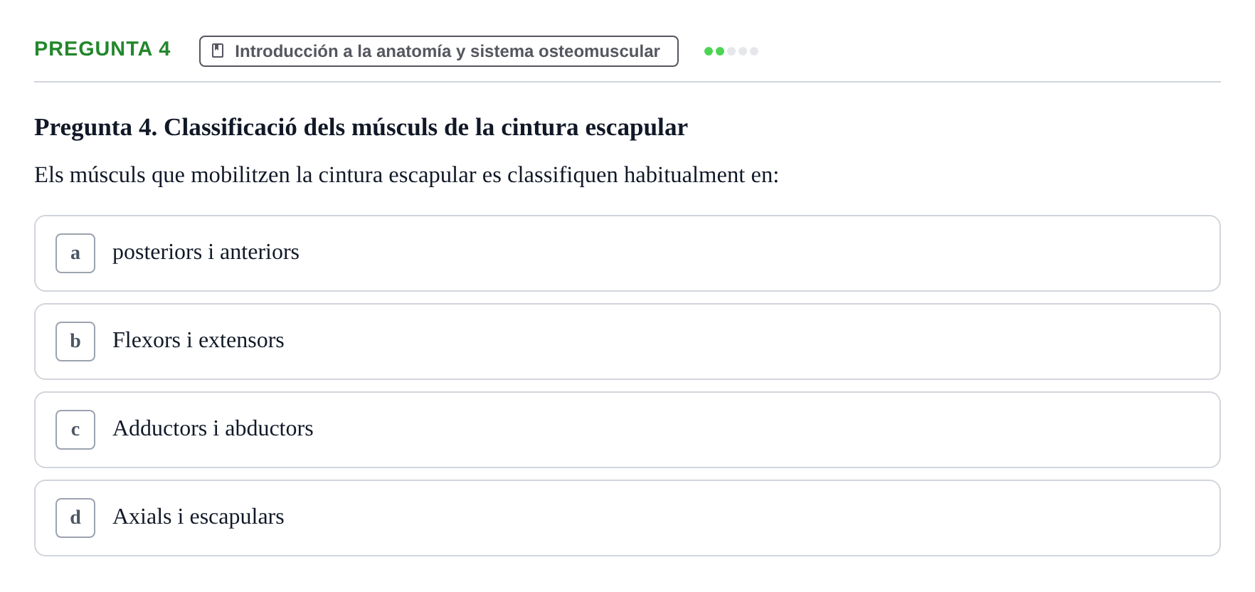 Enunciado: Pregunta 4