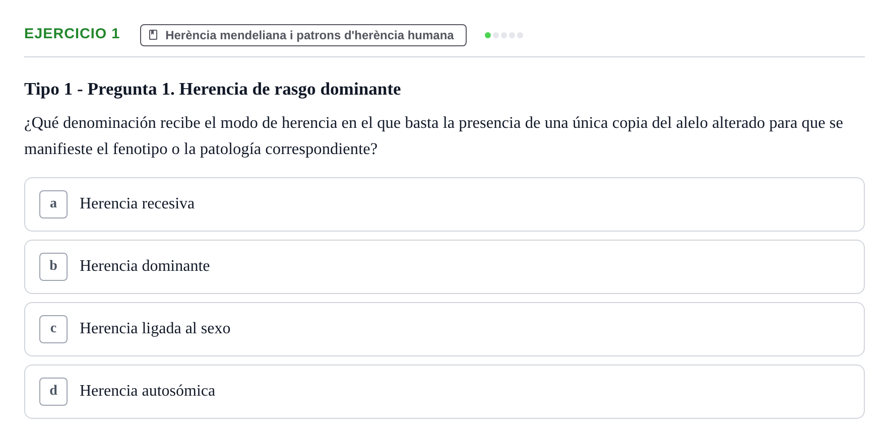 Enunciado: 1