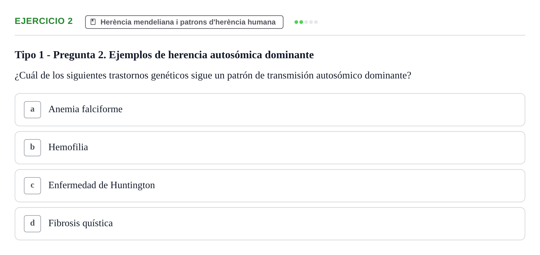 Enunciado: 2