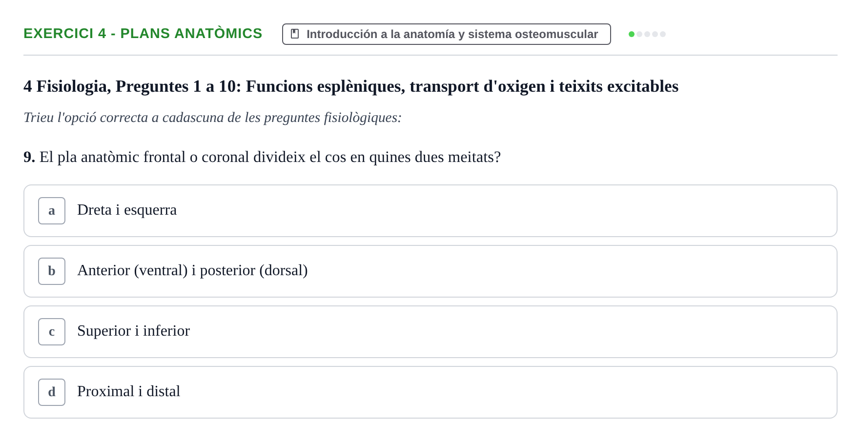 Enunciado: 4 - Plans anatòmics
