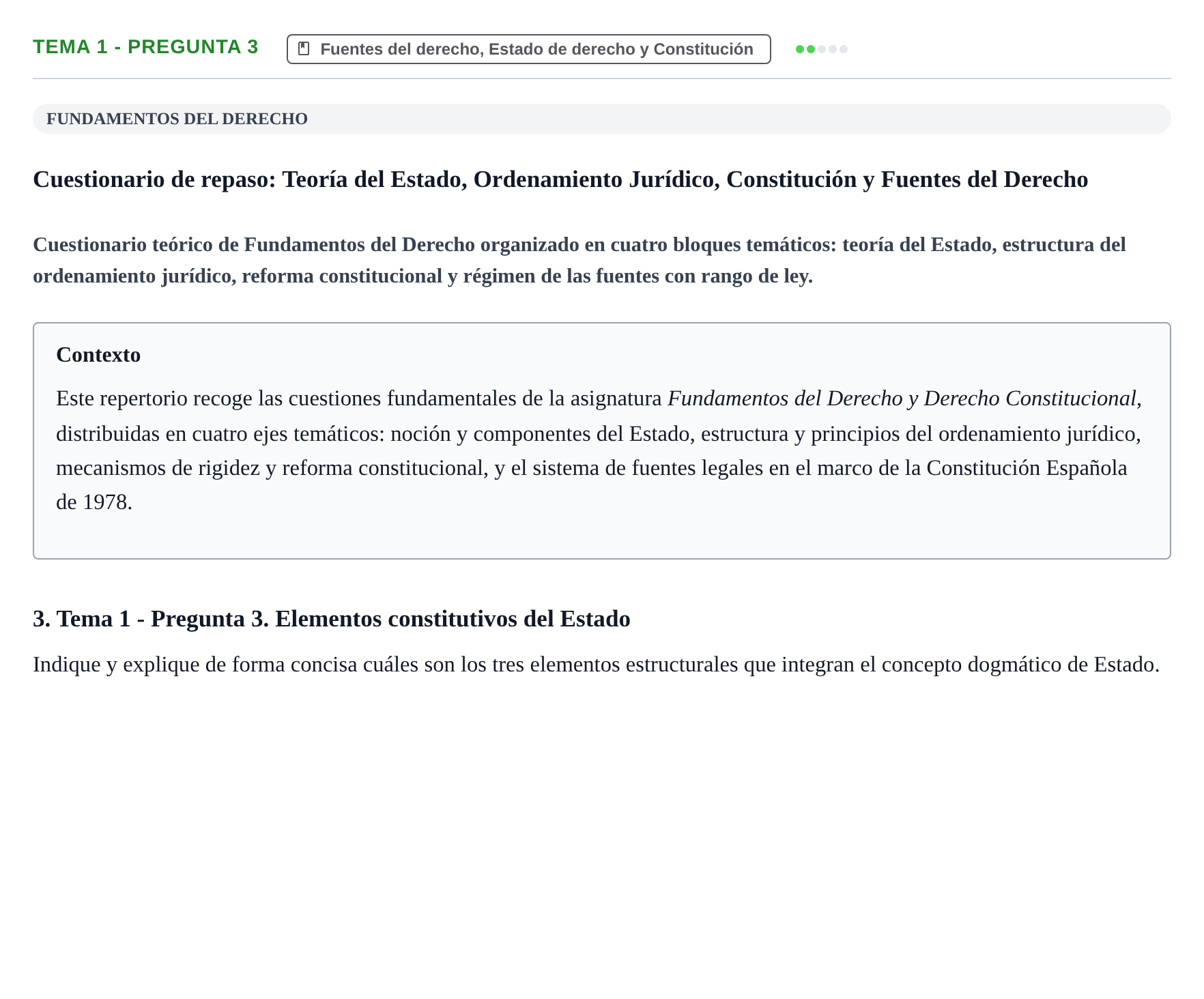 Enunciado: Tema 1 - Pregunta 3