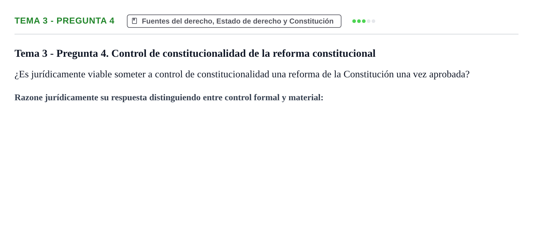 Enunciado: Tema 3 - Pregunta 4