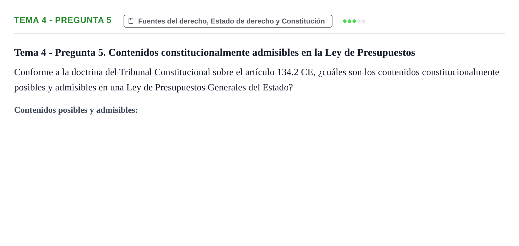 Enunciado: Tema 4 - Pregunta 5
