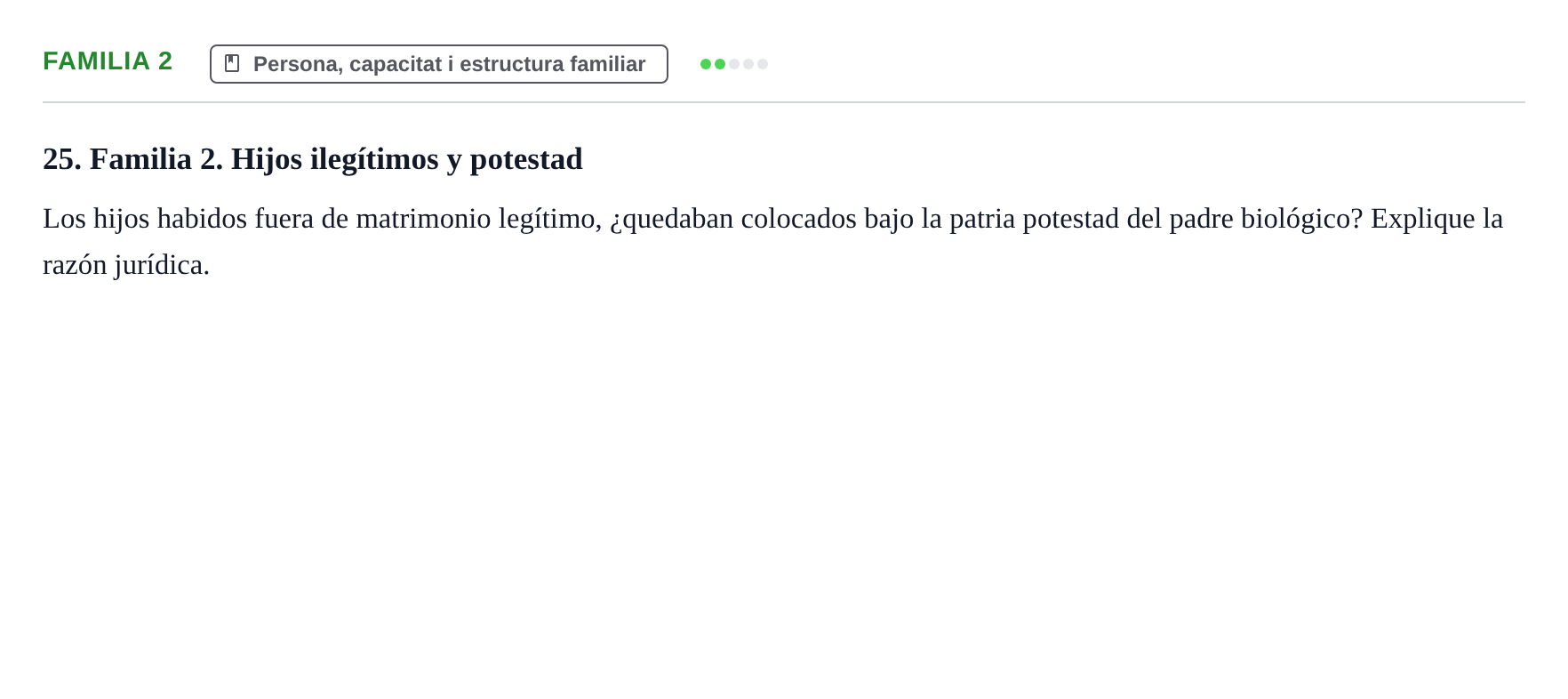 Enunciado: Familia 2
