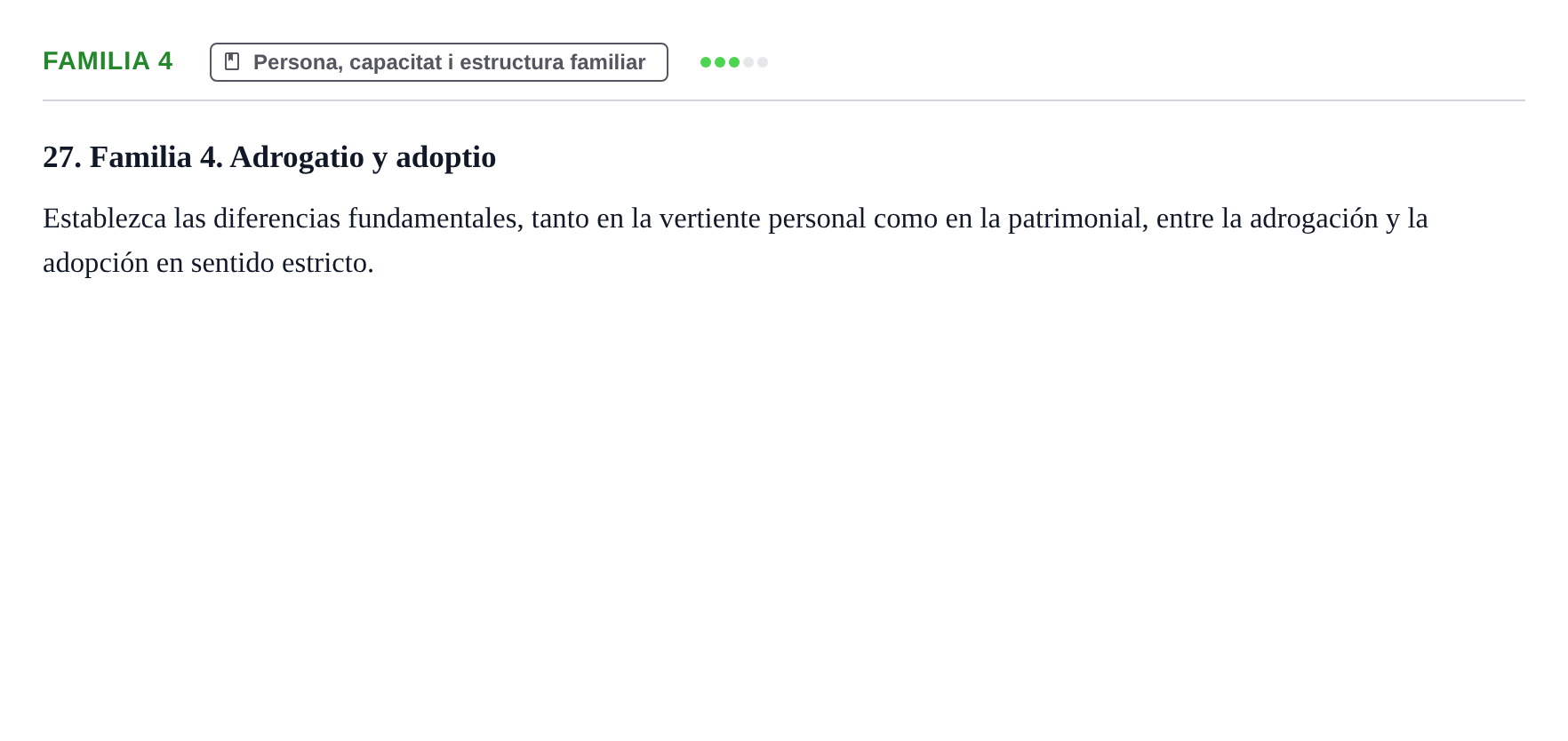 Enunciado: Familia 4