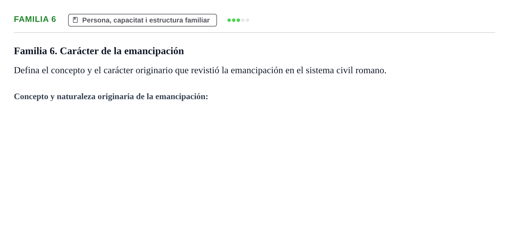 Enunciado: Familia 6