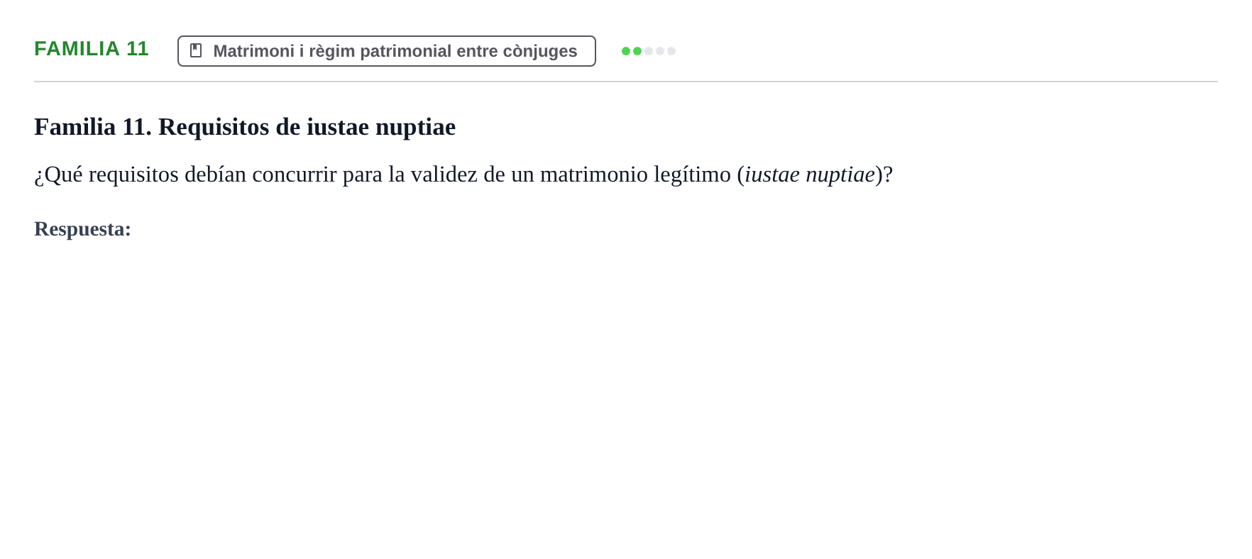 Enunciado: Familia 11