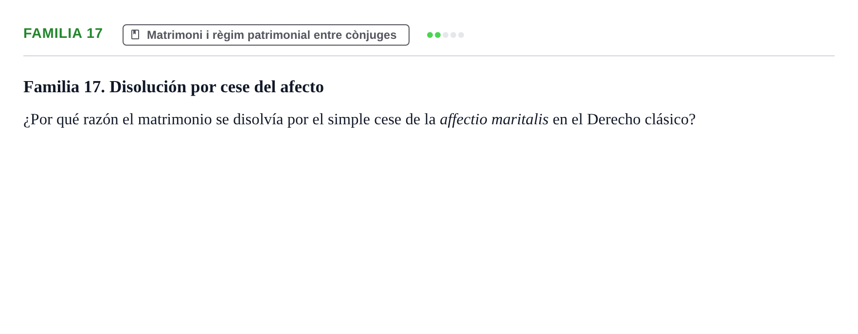 Enunciado: Familia 17