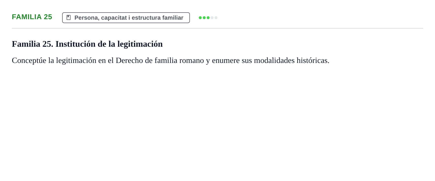 Enunciado: Familia 25