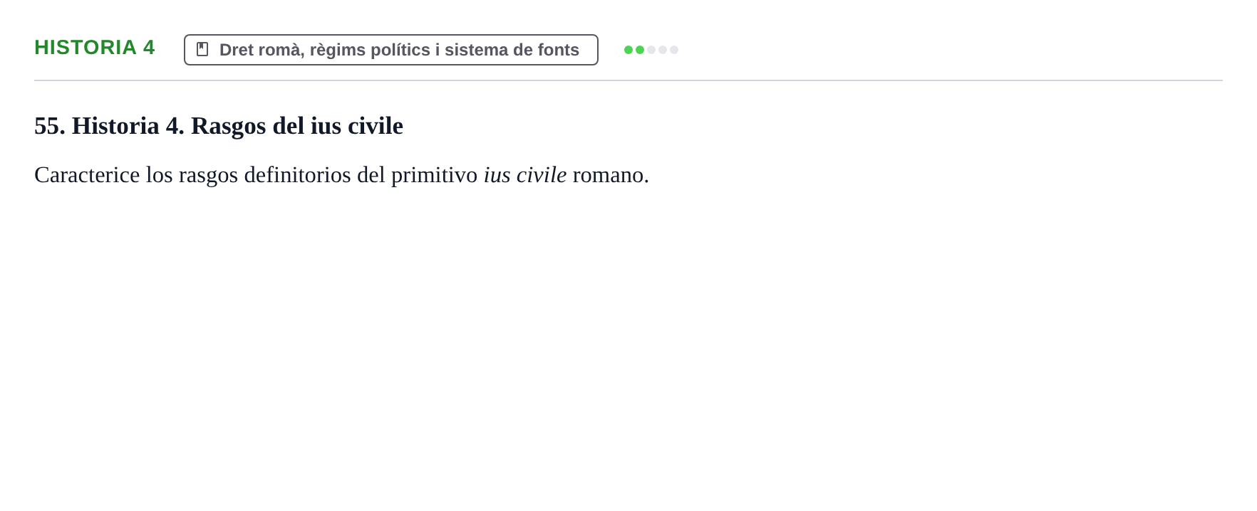 Enunciado: Historia 4