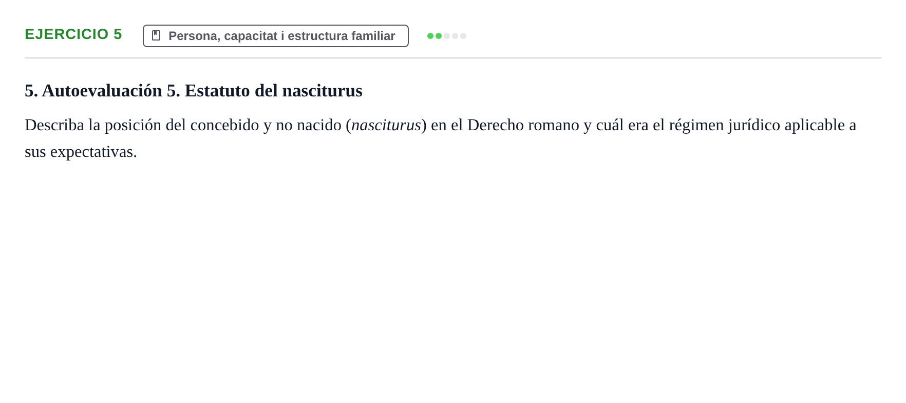 Enunciado: 5