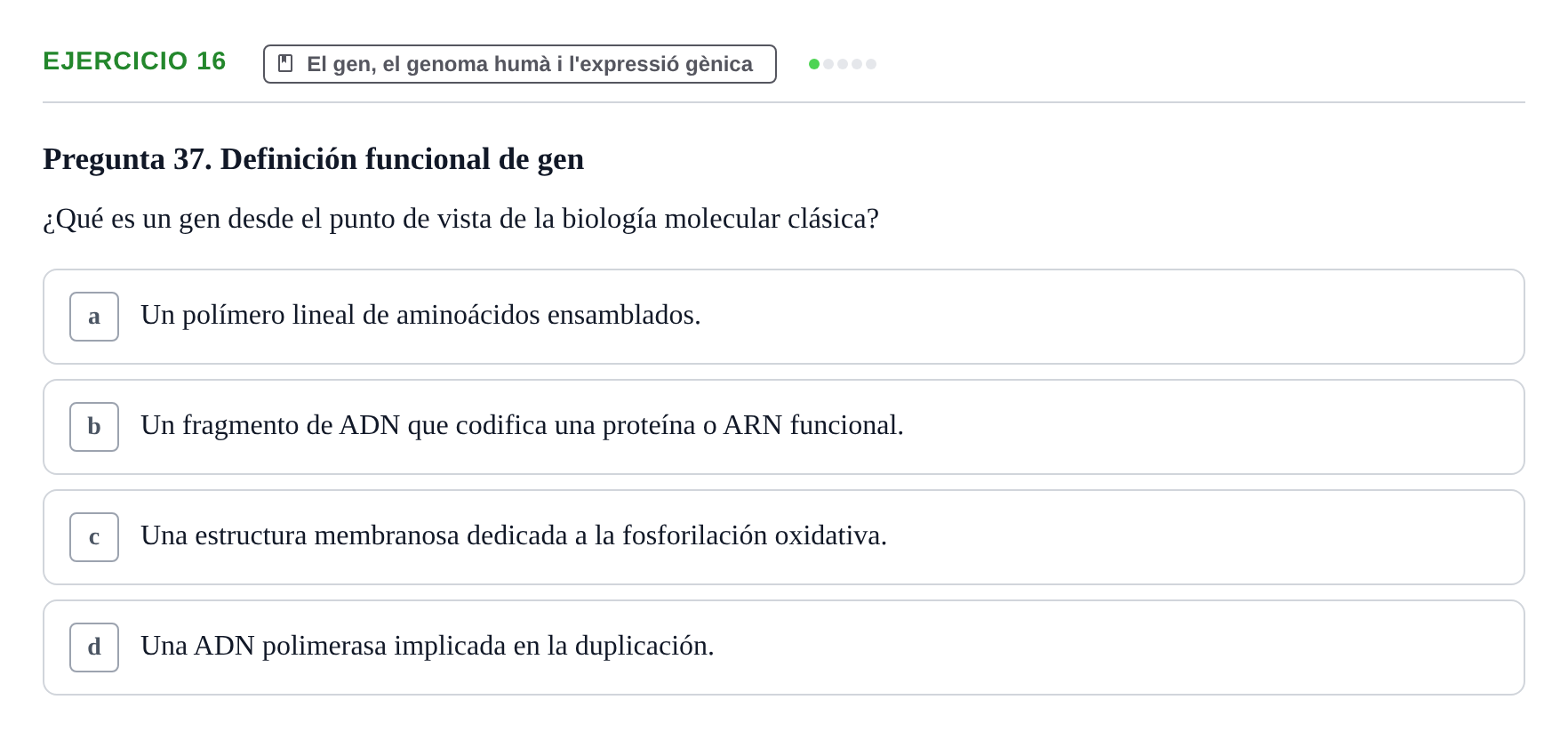 Enunciado: 16