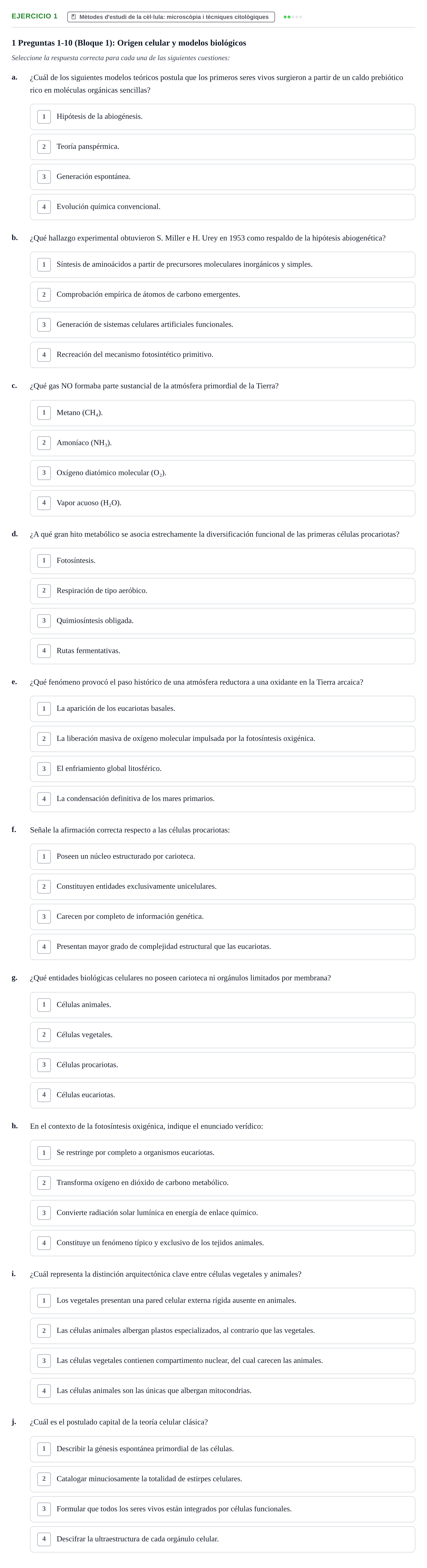 Enunciado: 1