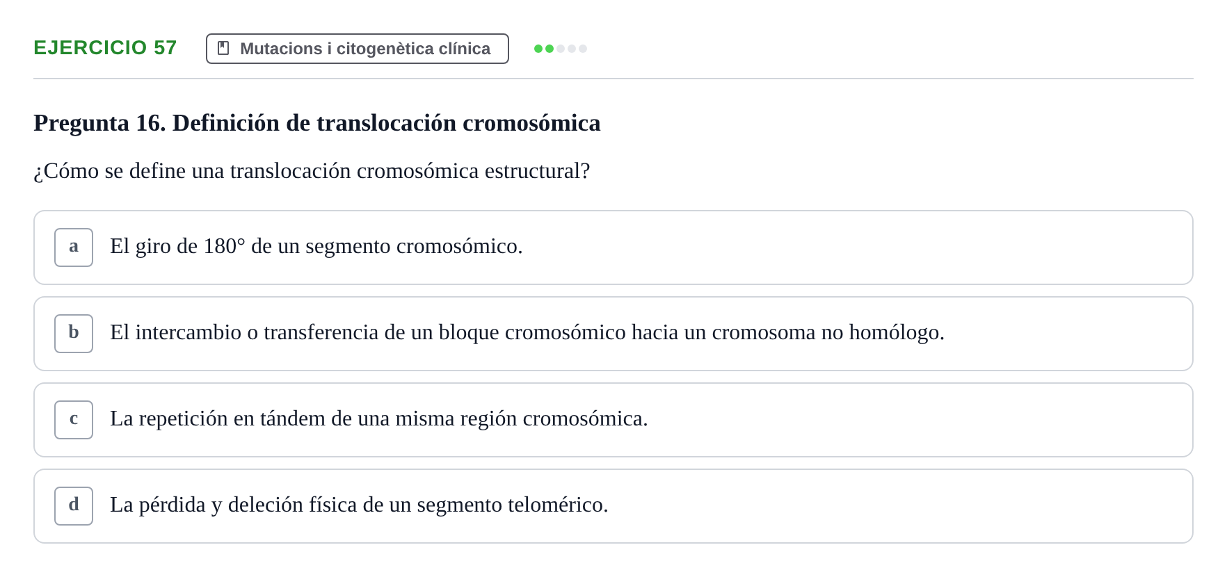 Enunciado: 57
