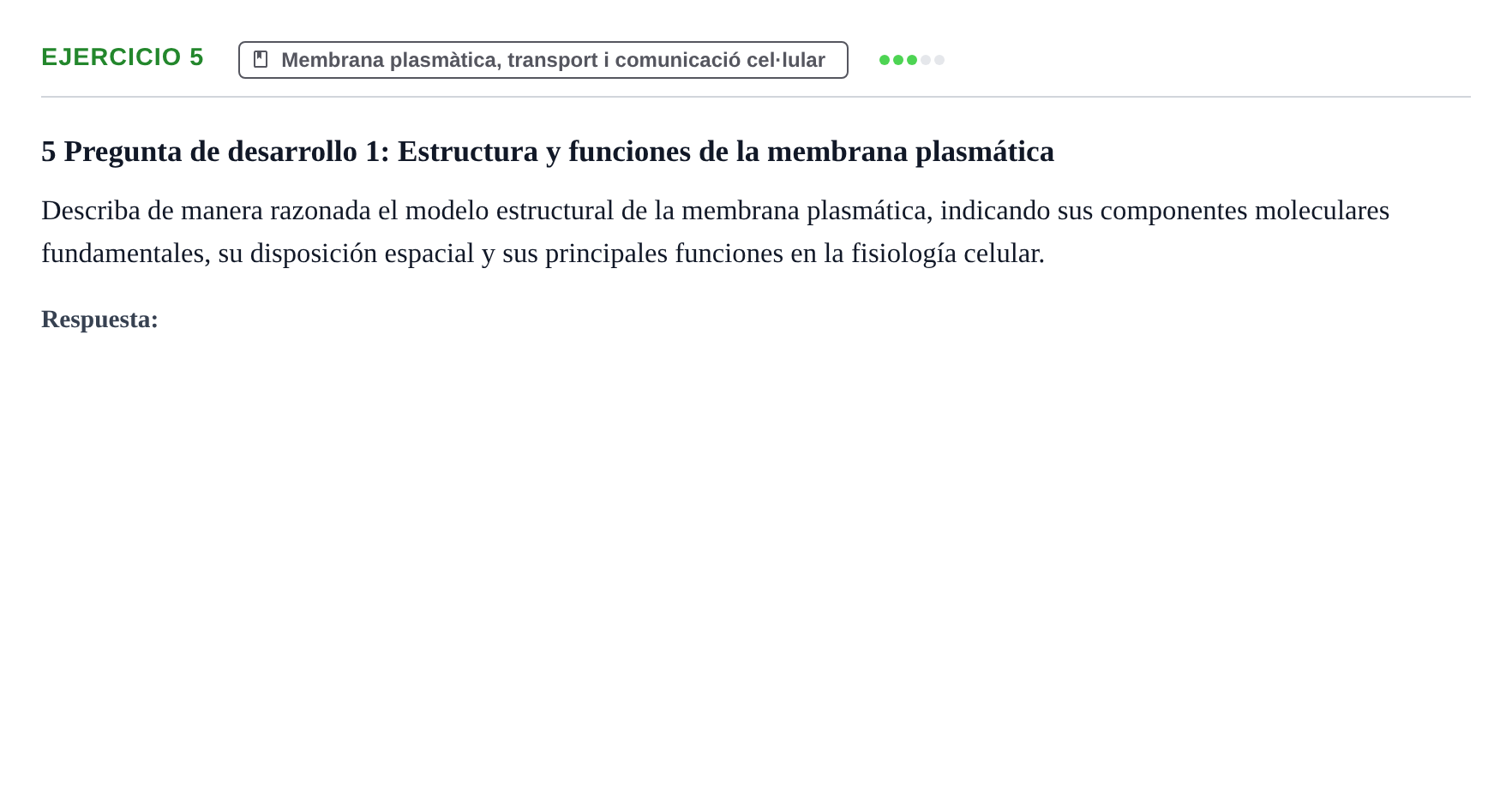Enunciado: 5