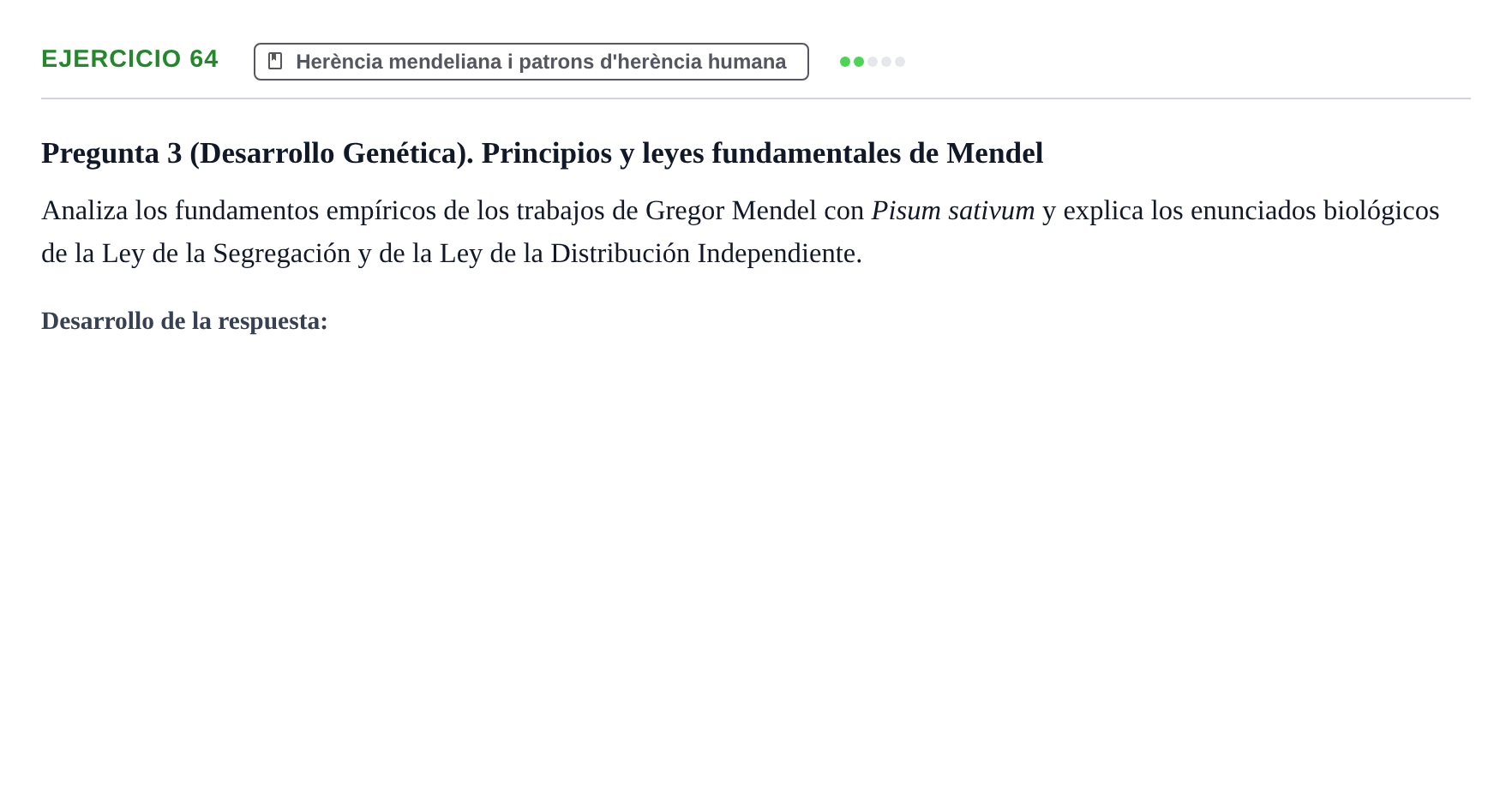 Enunciado: 64