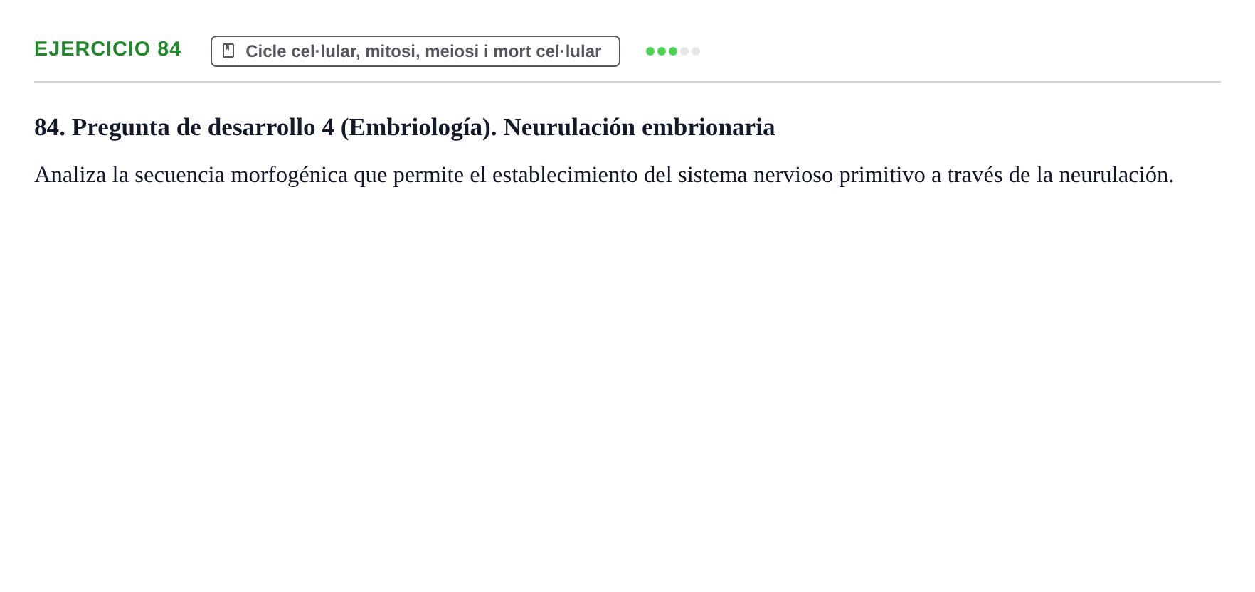 Enunciado: 84