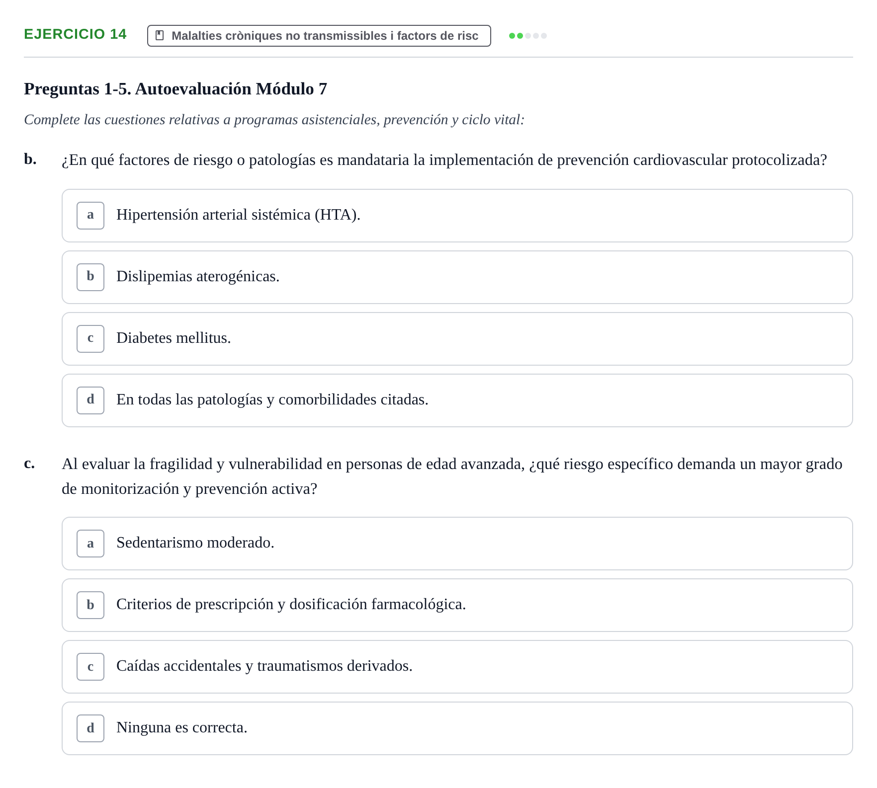 Enunciado: 14 - Malalties cròniques no transmissibles i fact…