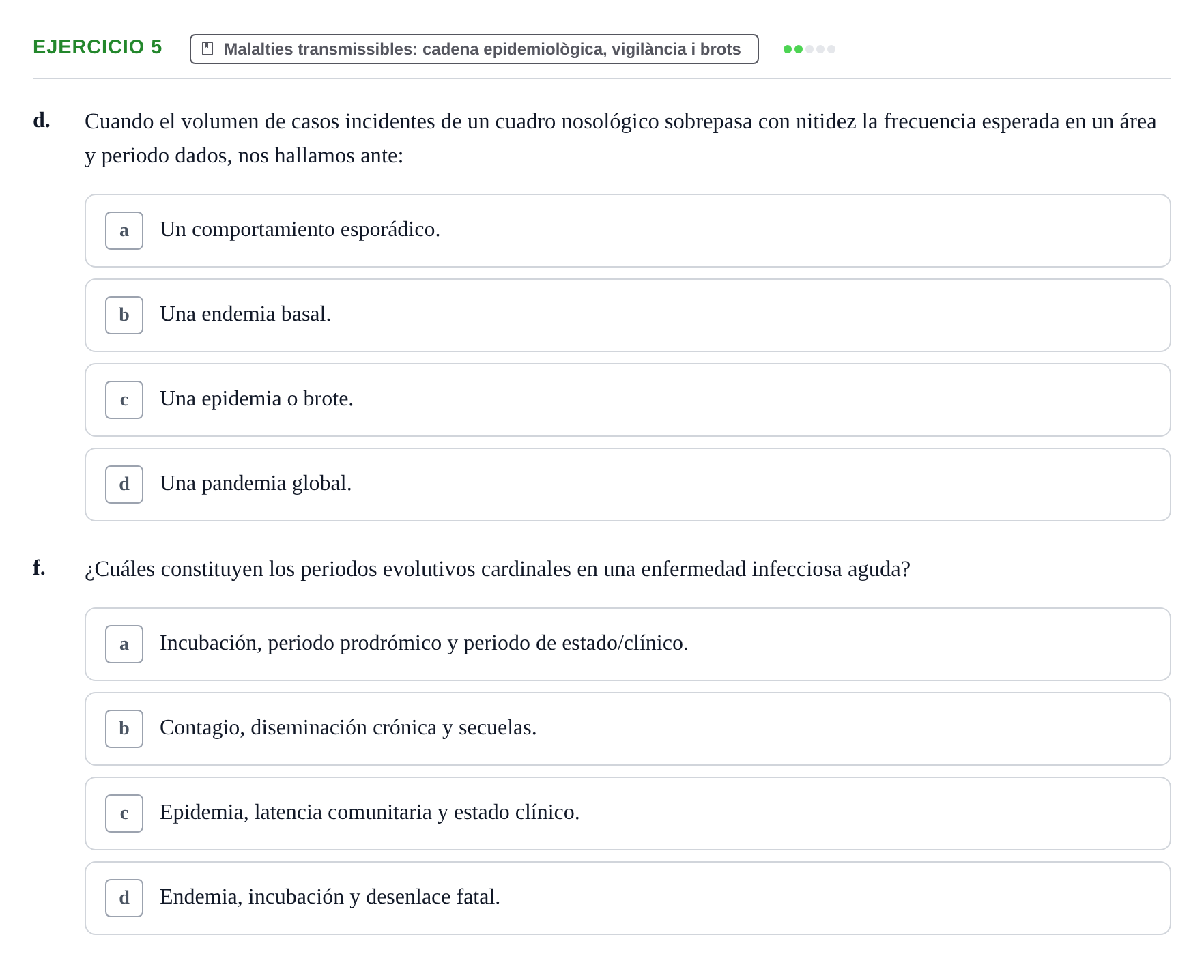 Enunciado: 5 - Malalties transmissibles: cadena epidemiològi…