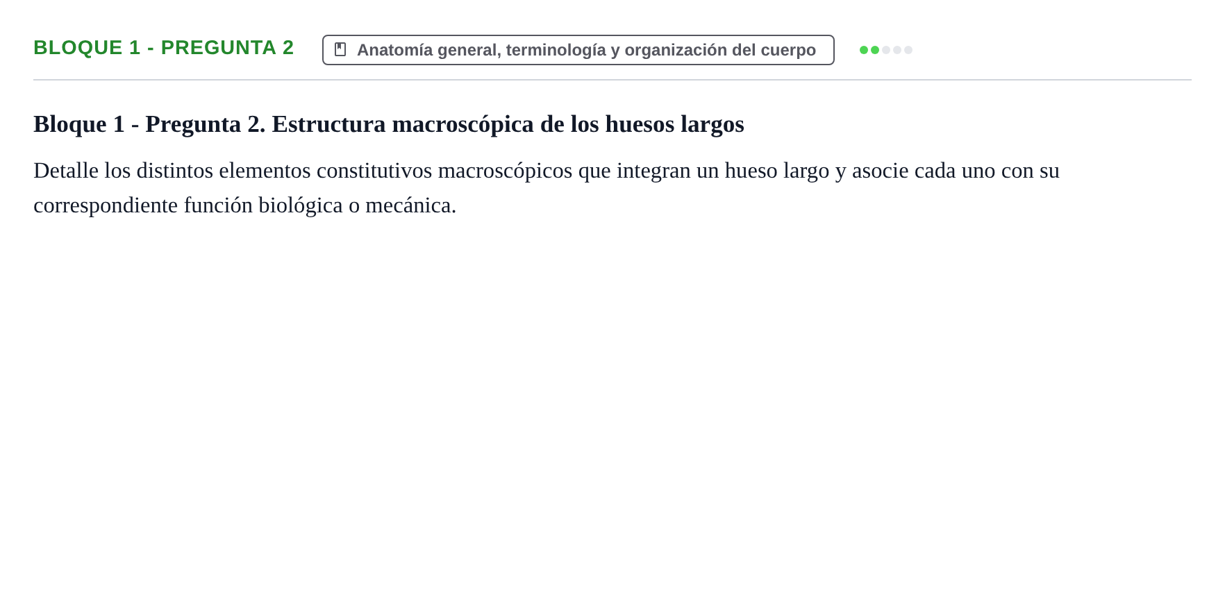 Enunciado: Bloque 1 - Pregunta 2