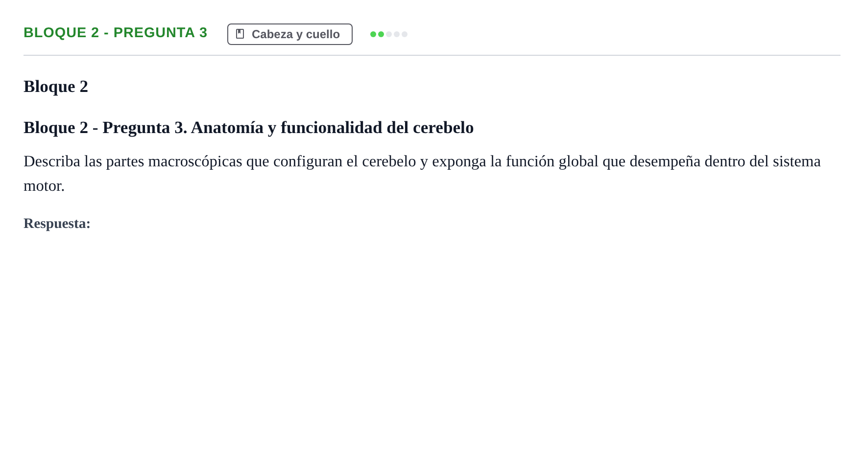 Enunciado: Bloque 2 - Pregunta 3