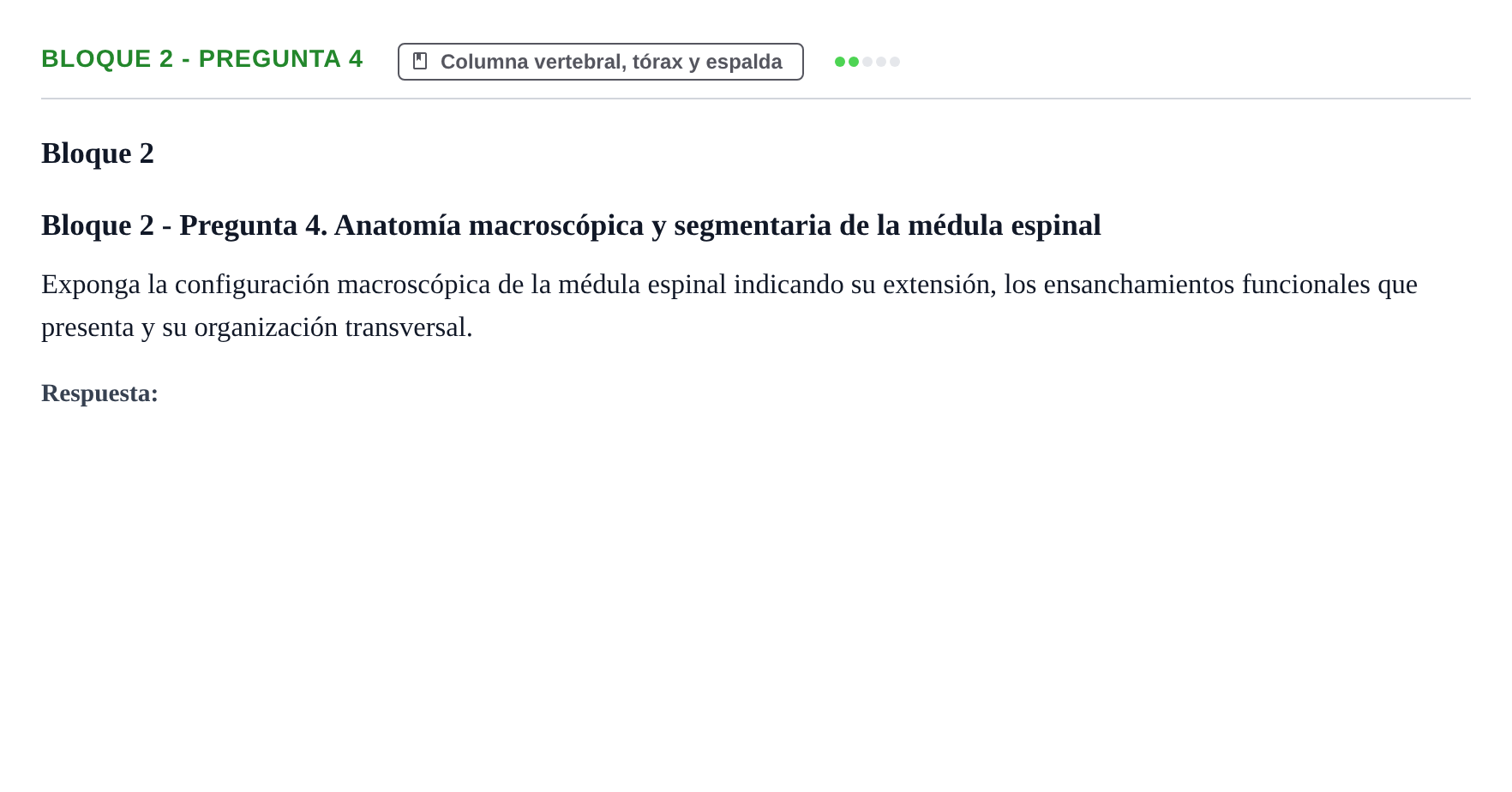 Enunciado: Bloque 2 - Pregunta 4