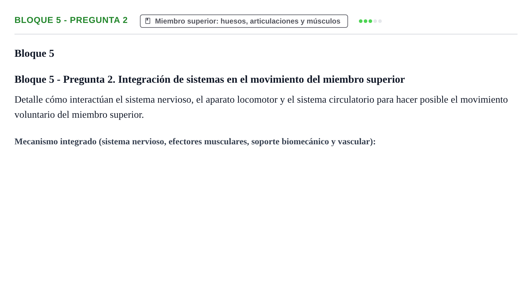 Enunciado: Bloque 5 - Pregunta 2