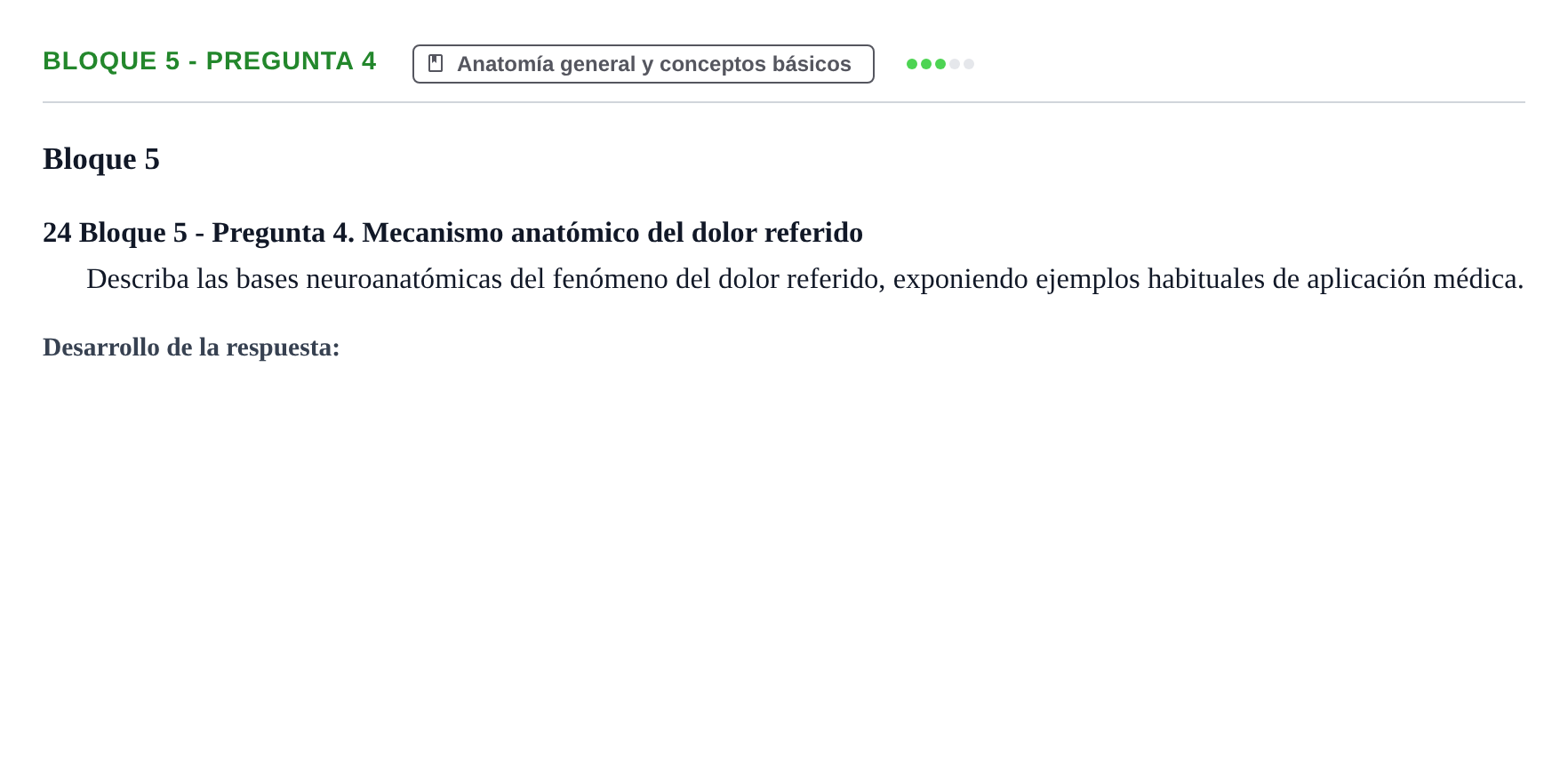 Enunciado: Bloque 5 - Pregunta 4