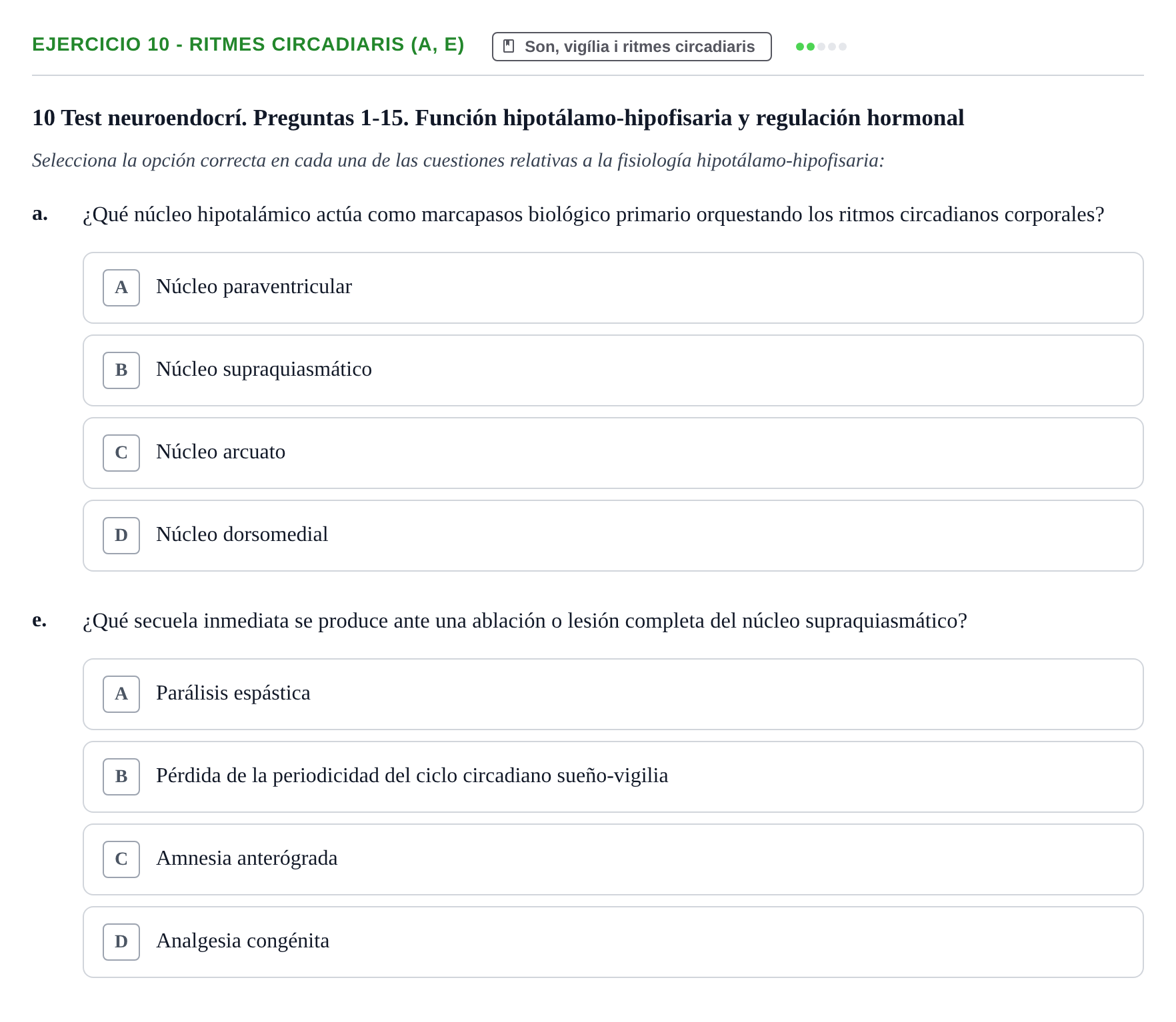 Enunciado: 10 - Ritmes circadiaris (a, e)